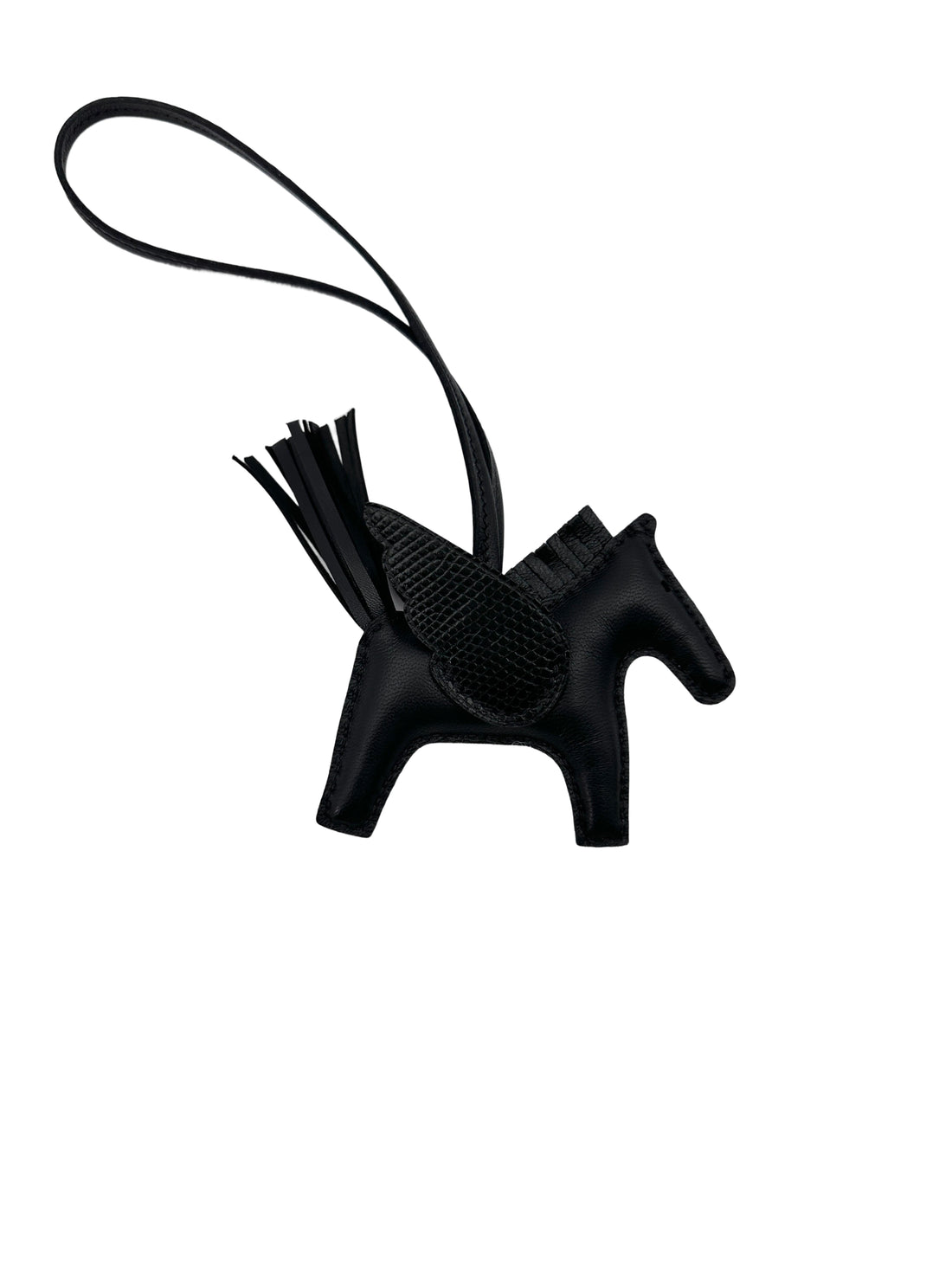 Hermes Rodeo Pegase Black Bag Charm HRA260416