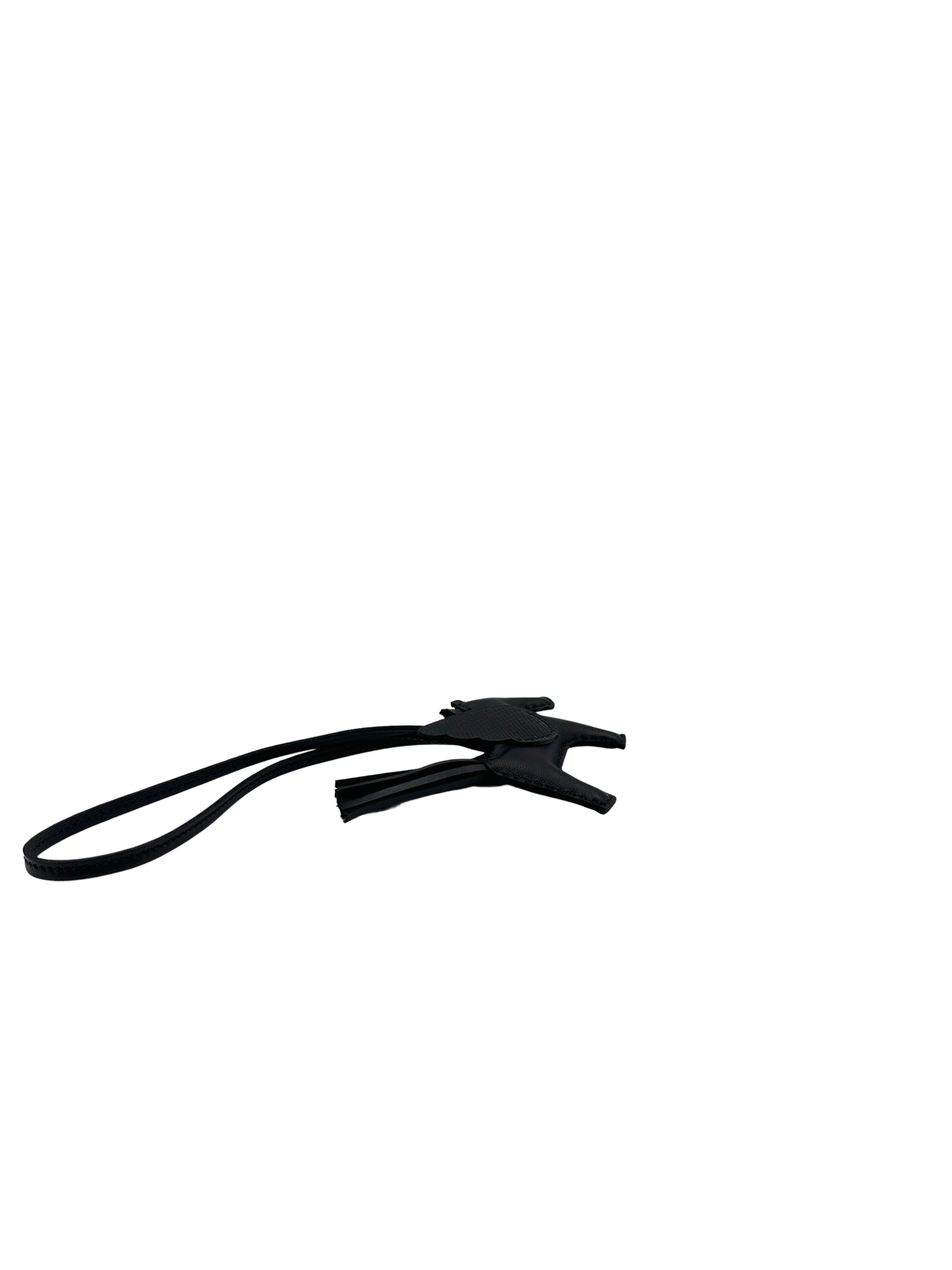 Hermes Rodeo Pegase Black Bag Charm HRA260422