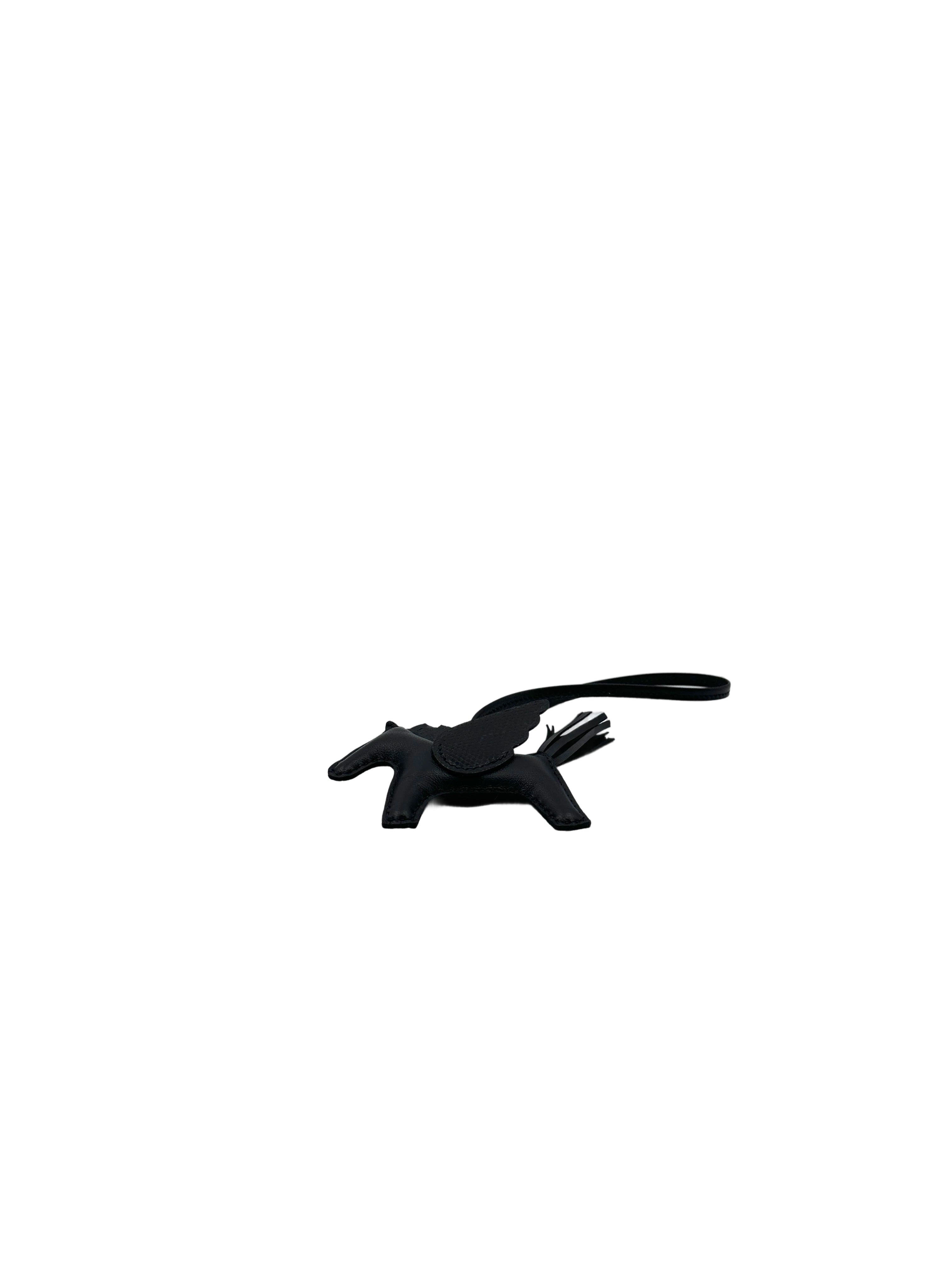 Hermes Rodeo Pegase Black Bag Charm HRA260416