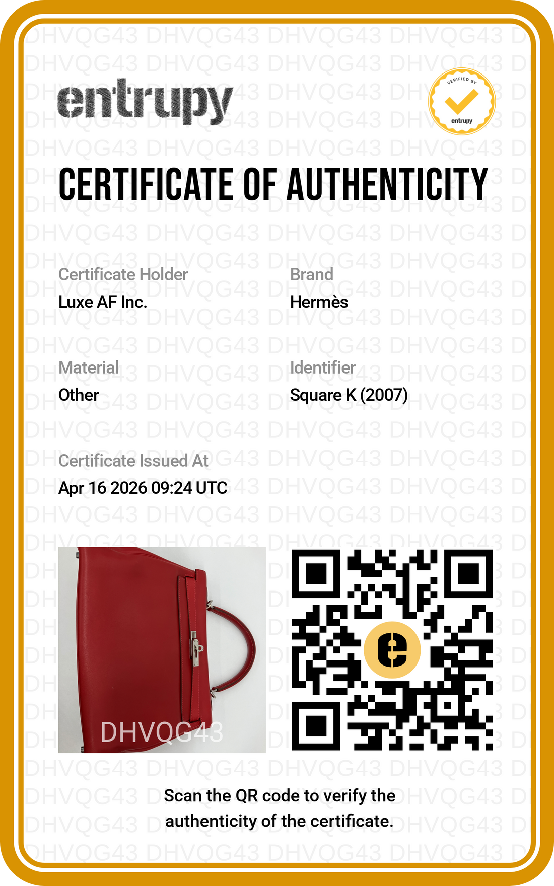 Hermes Kelly 32 Red Leather Handle Bag With Silver Hardware HR97