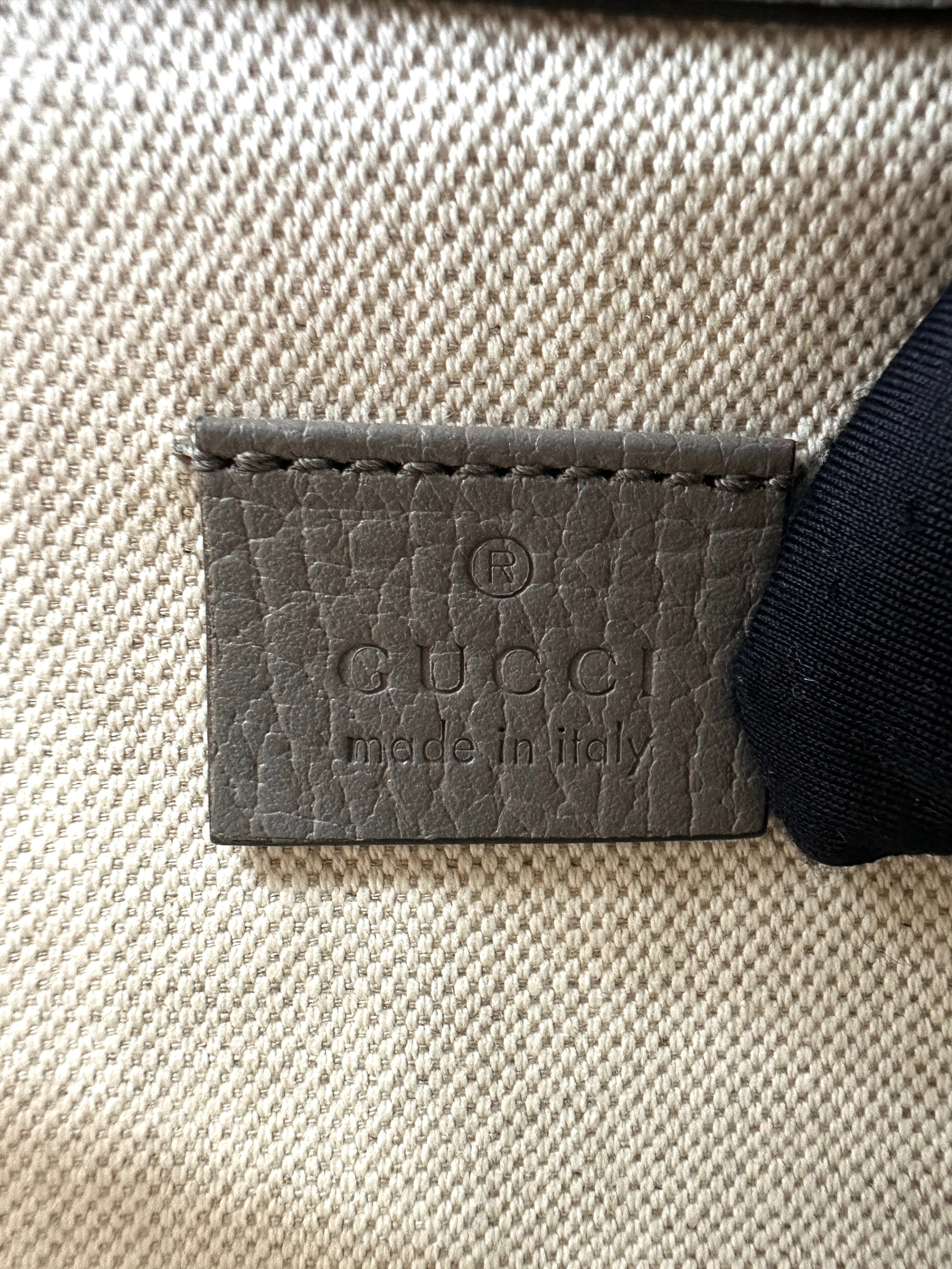 Gucci Dionysus Grey Textured Leather Shoulder Bag GG849