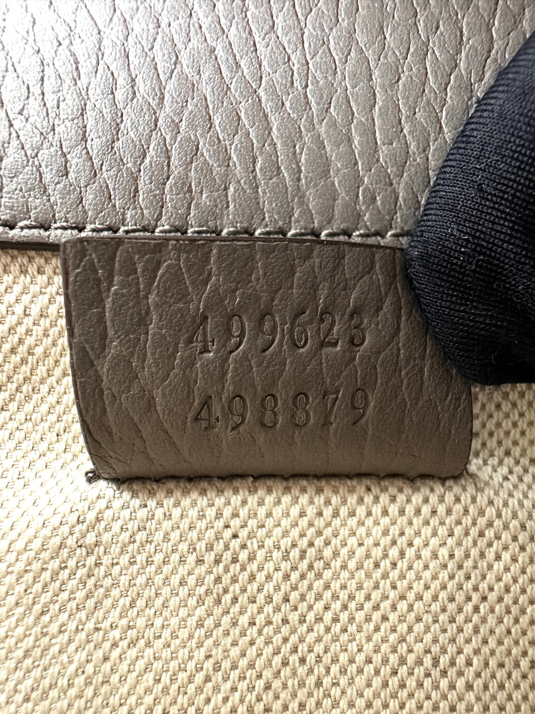 Gucci Dionysus Grey Textured Leather Shoulder Bag GG849