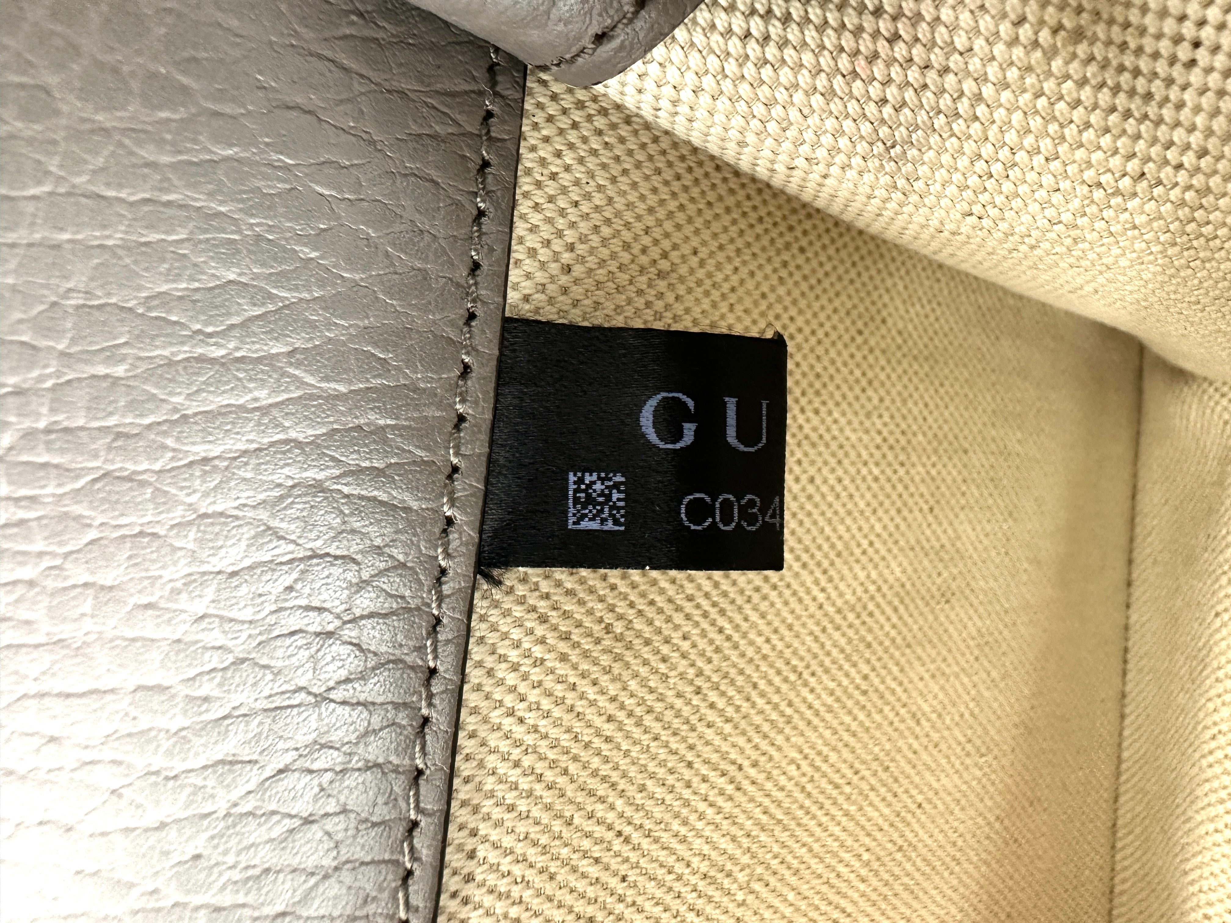 Gucci Dionysus Grey Textured Leather Shoulder Bag GG849