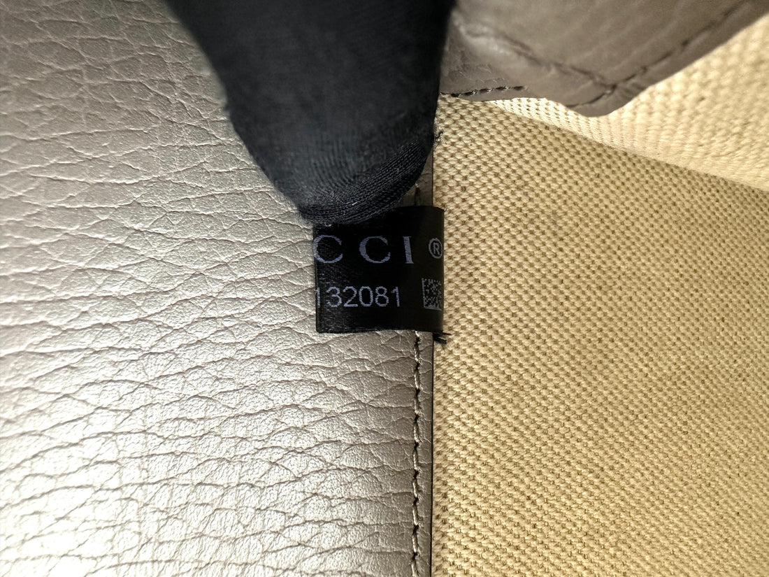 Gucci Dionysus Grey Textured Leather Shoulder Bag GG849