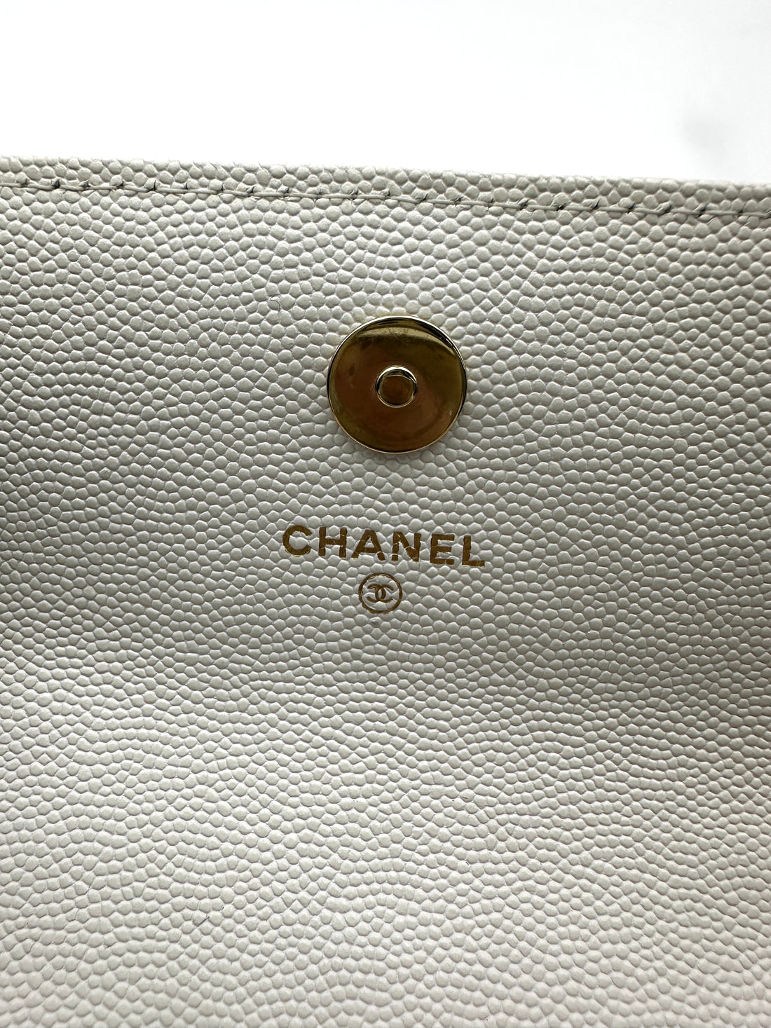 Chanel Casino White Quilted Calfskin Wallet On Chain(L3***PJ) CC1789