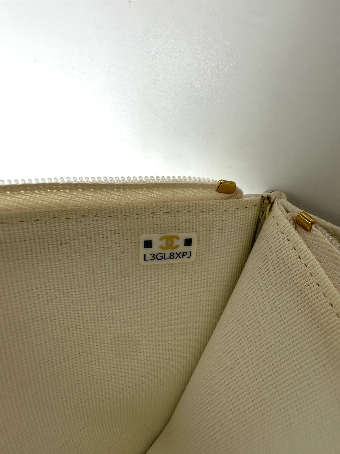Chanel Casino White Quilted Calfskin Wallet On Chain(L3***PJ) CC1789
