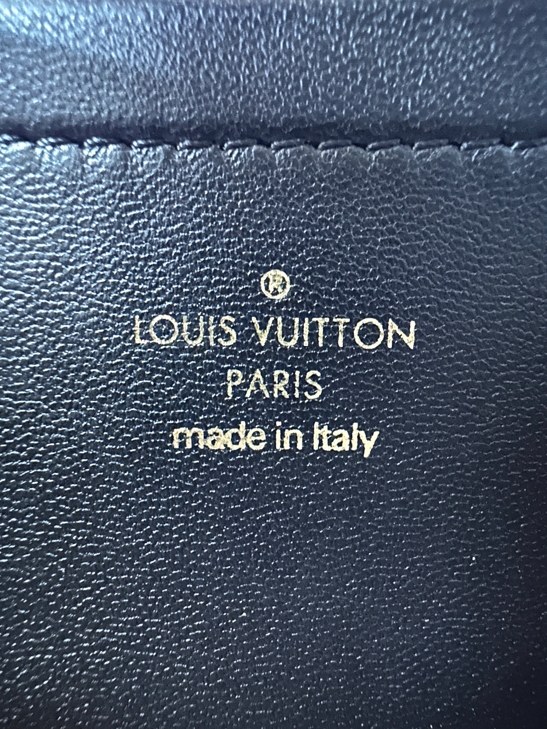 Louis Vuitton Coussin Black Monogram Embossed Leather Wallet On Chain LV2440