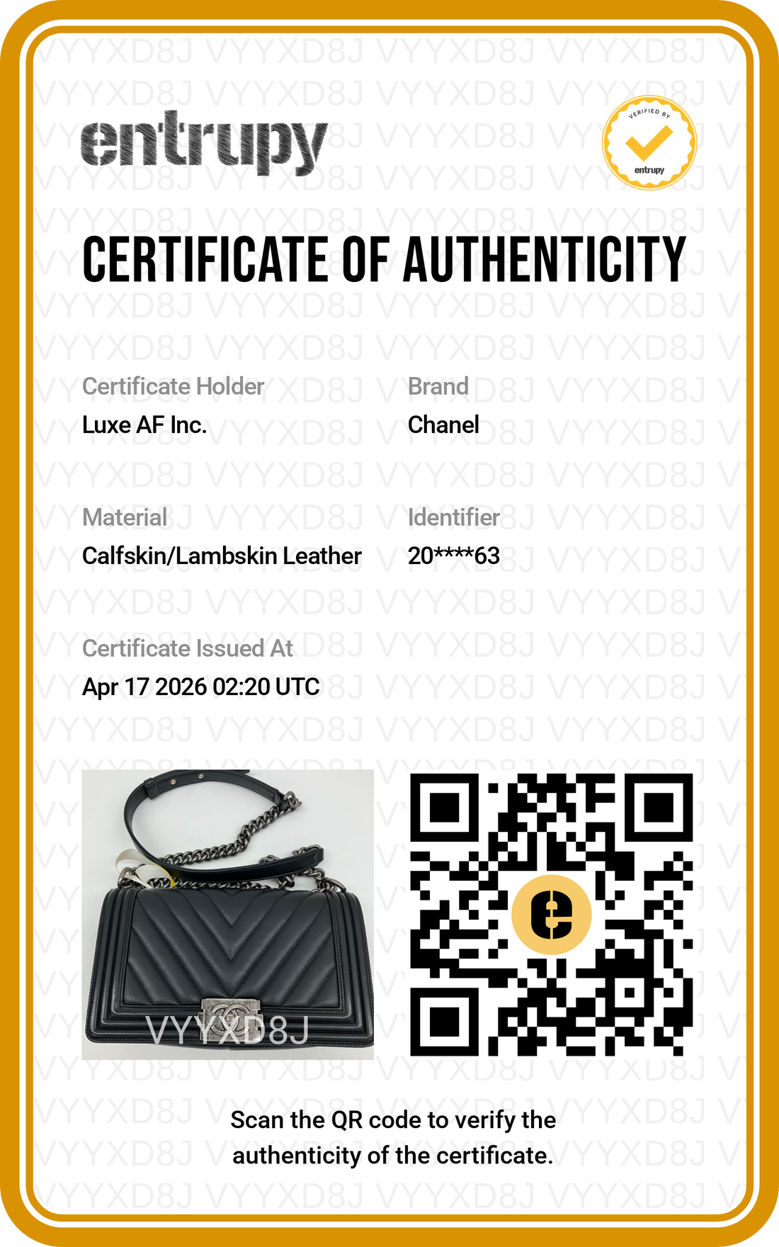 Chanel LeBoy Black Chevron Quilted Leather Medium Size Flap Bag With Silver Buckle(20***63) CC1790