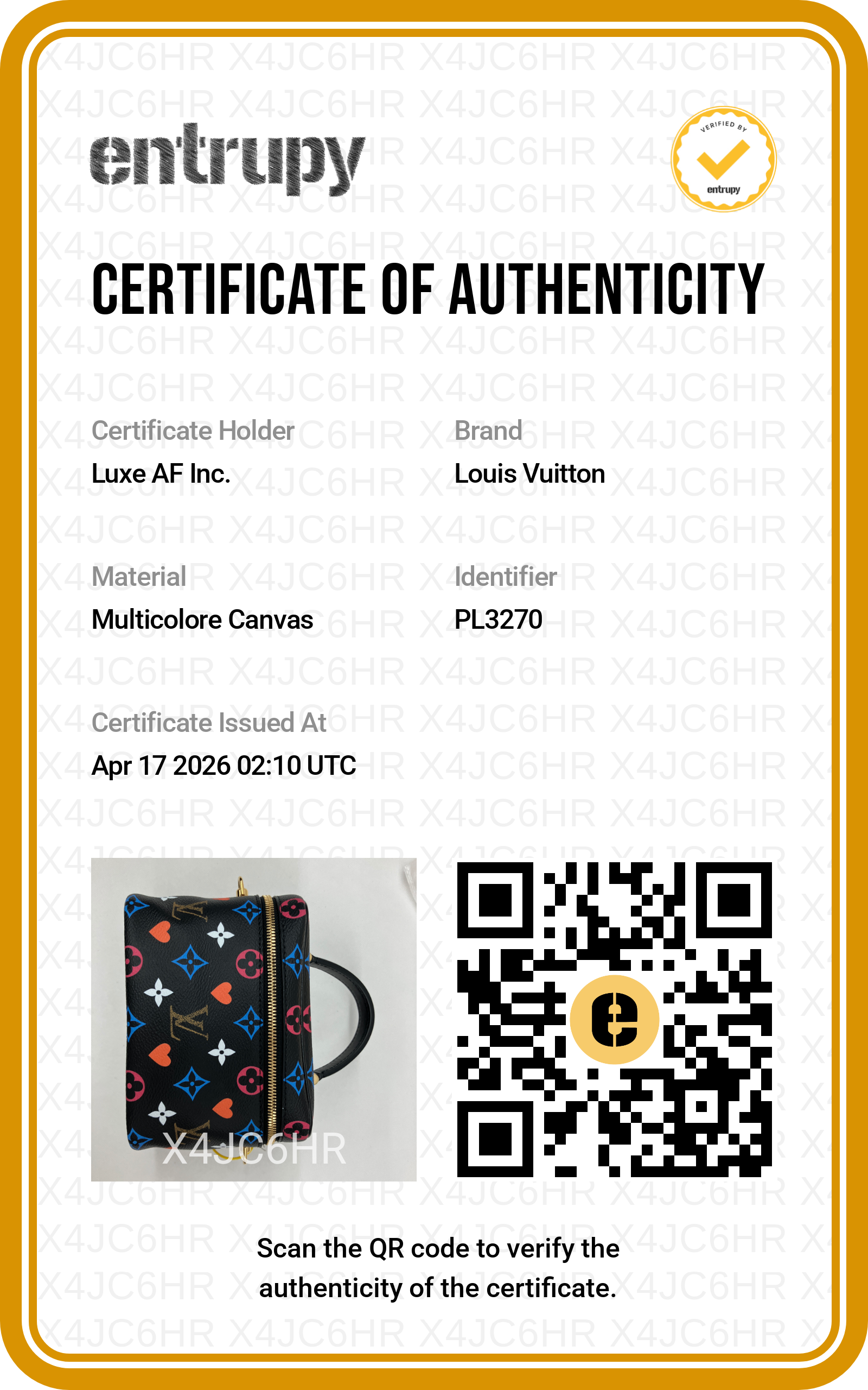 Louis Vuitton Game On Black Monogram Vanity Case LV2437