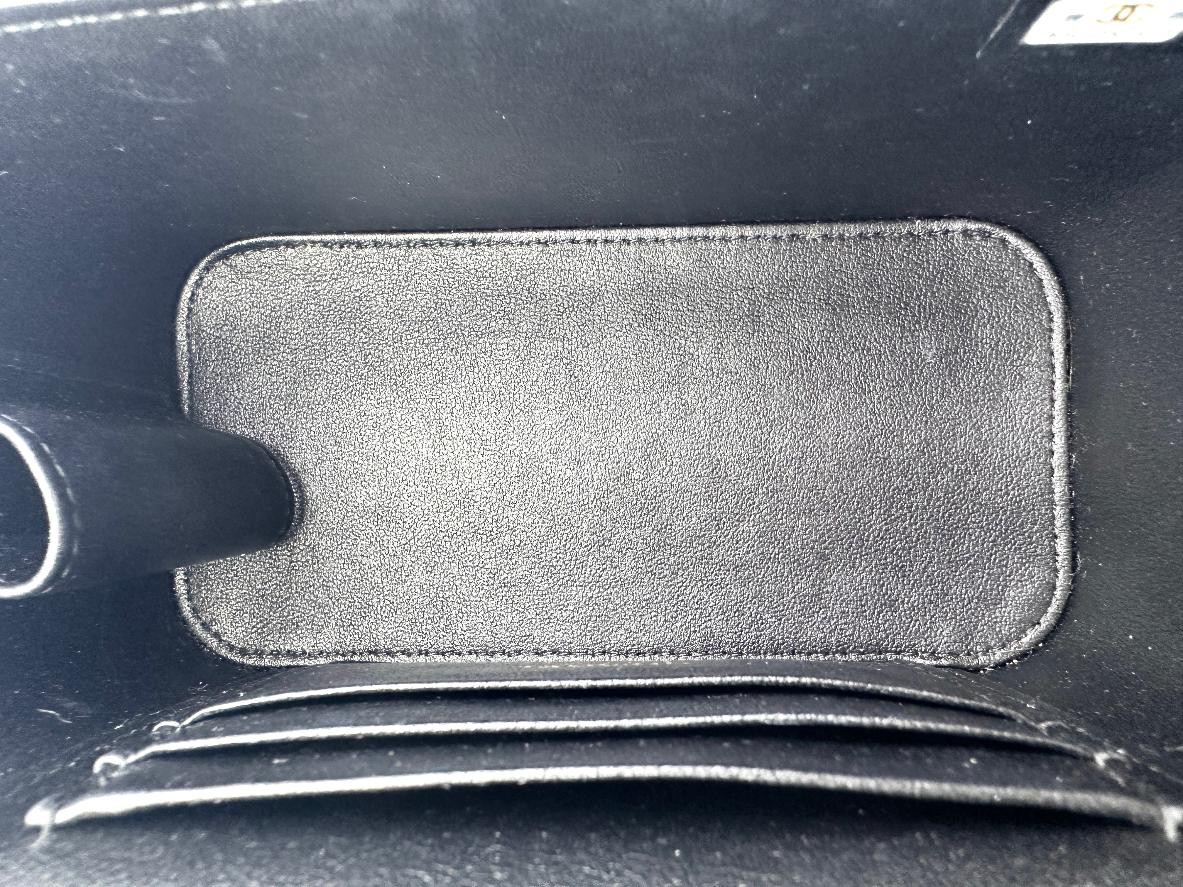 Chanel Casino Black Quilted Lambskin Vanity Case(K8***G7) IRIS169