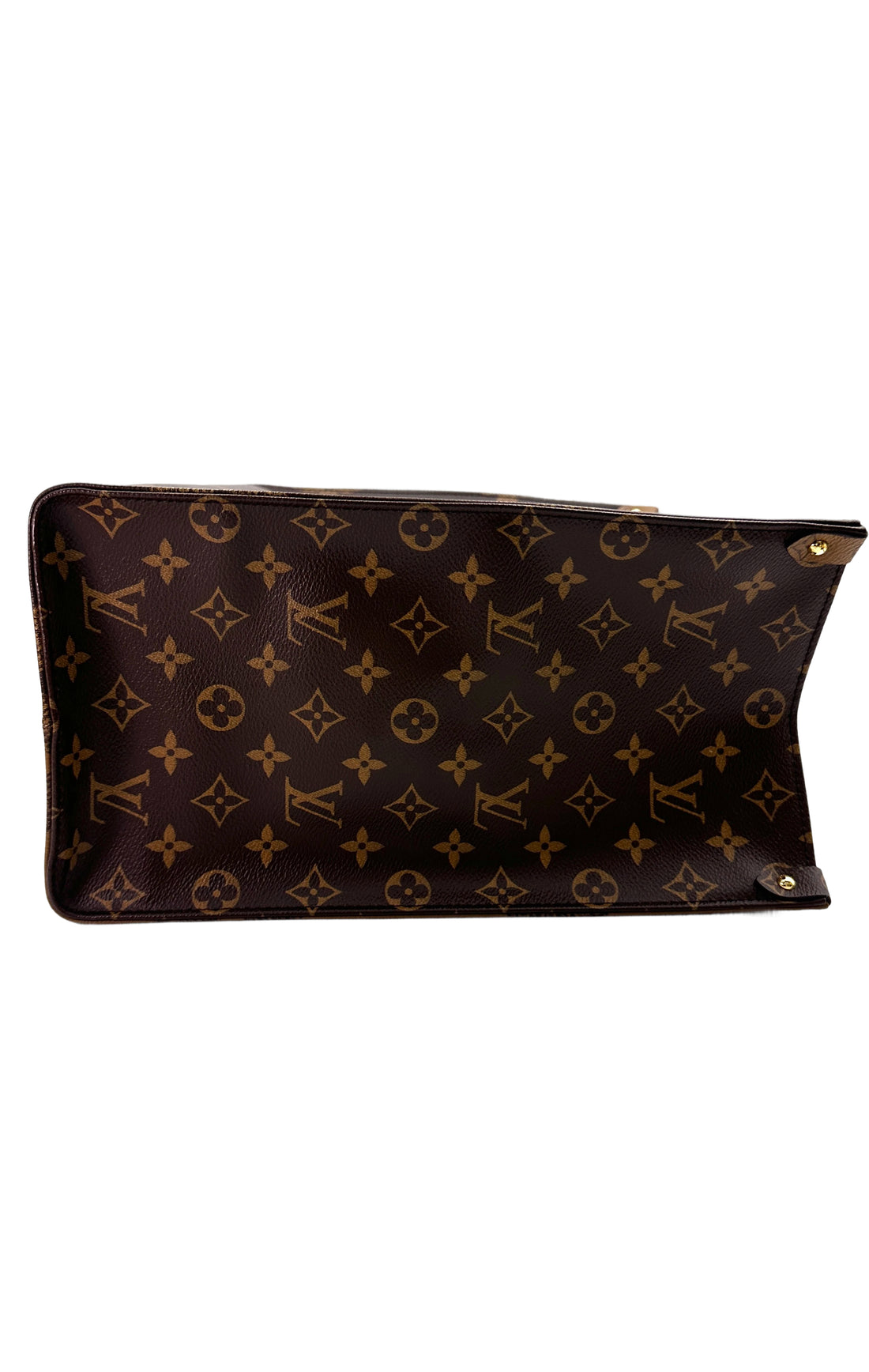 Louis Vuitton OnTheGo GM Brown Monogram Canvas Tote Handle Bag LV2441