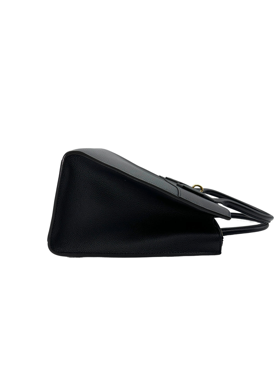 Louis Vuitton City Steamer Black Grained Leather Handle Bag LV2444
