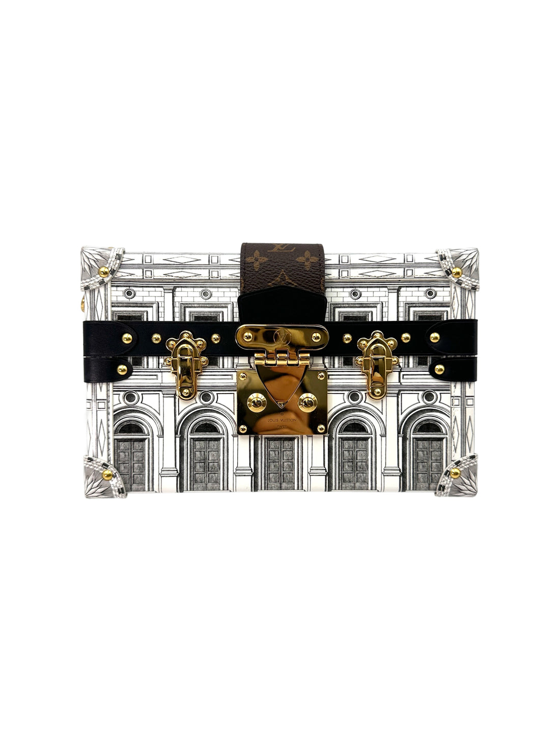 Louis Vuitton x Fornasetti Petite Malle Architettura Trunk Bag LV2446