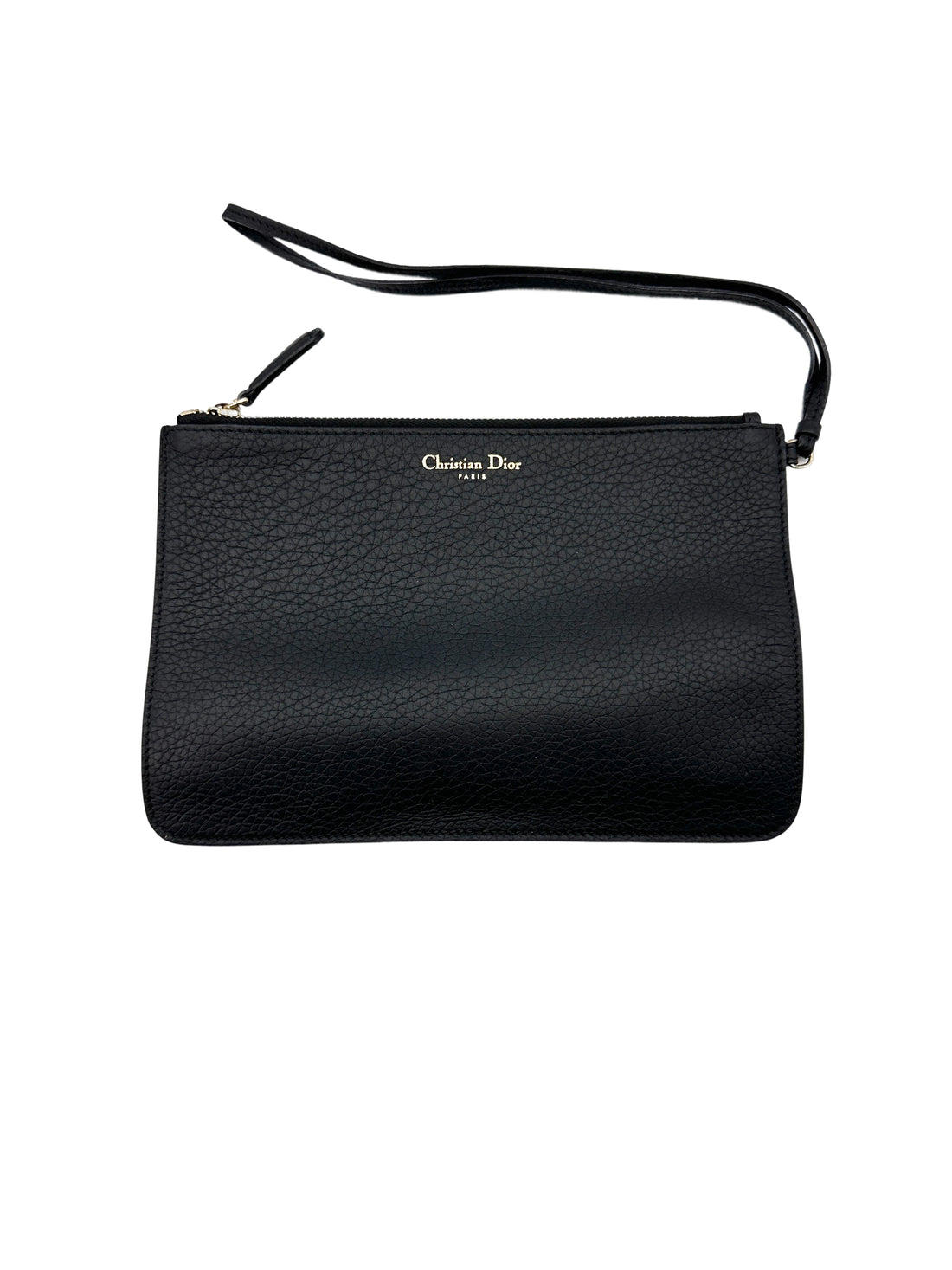 Christian Dior Diorissimo Black Leather Medium Size Top Handle Bag DR676