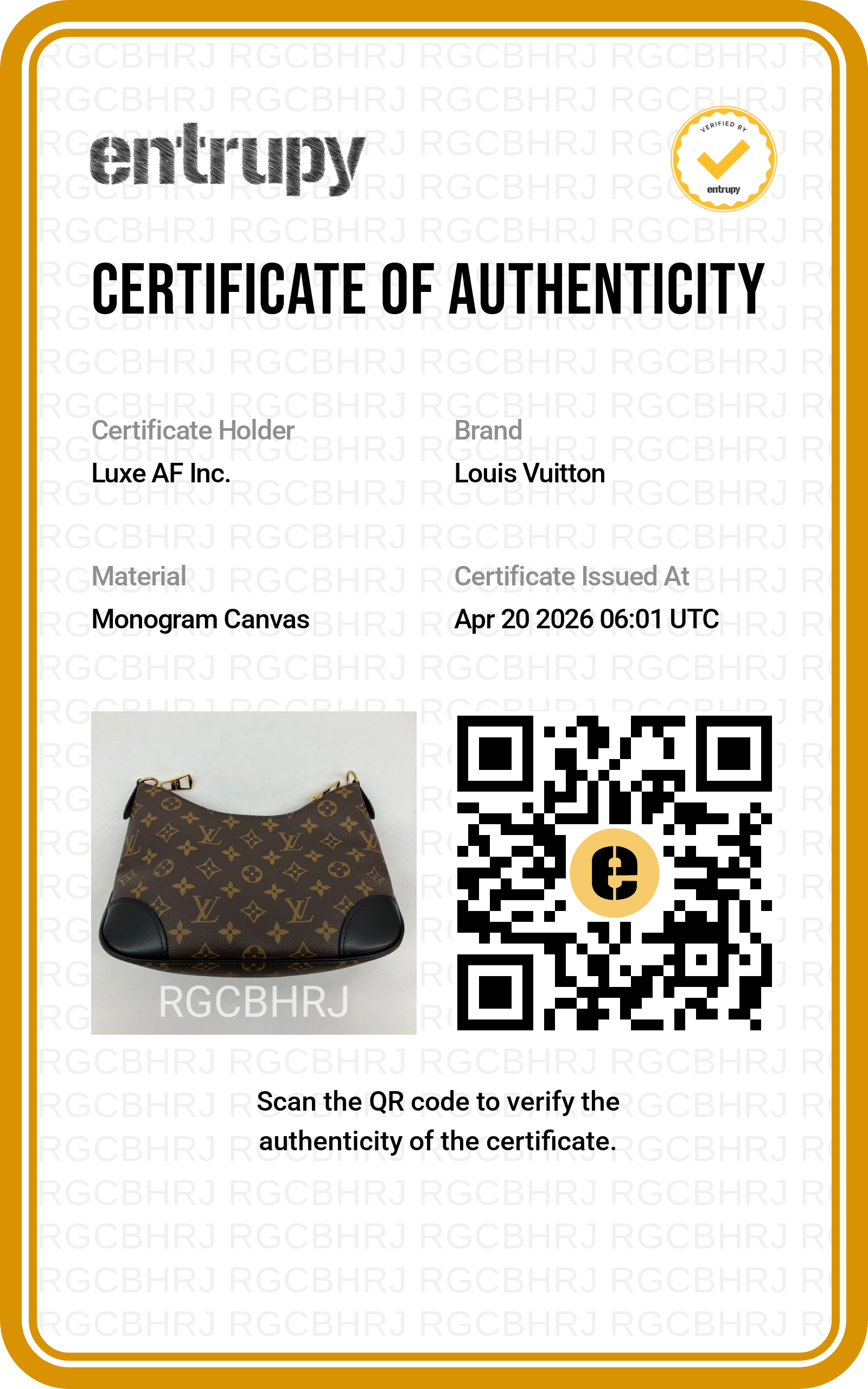 Louis Vuitton Bunlogne Monogram Canvas Shoulder Bag With Black Cowhide Leather Trim LVF260422