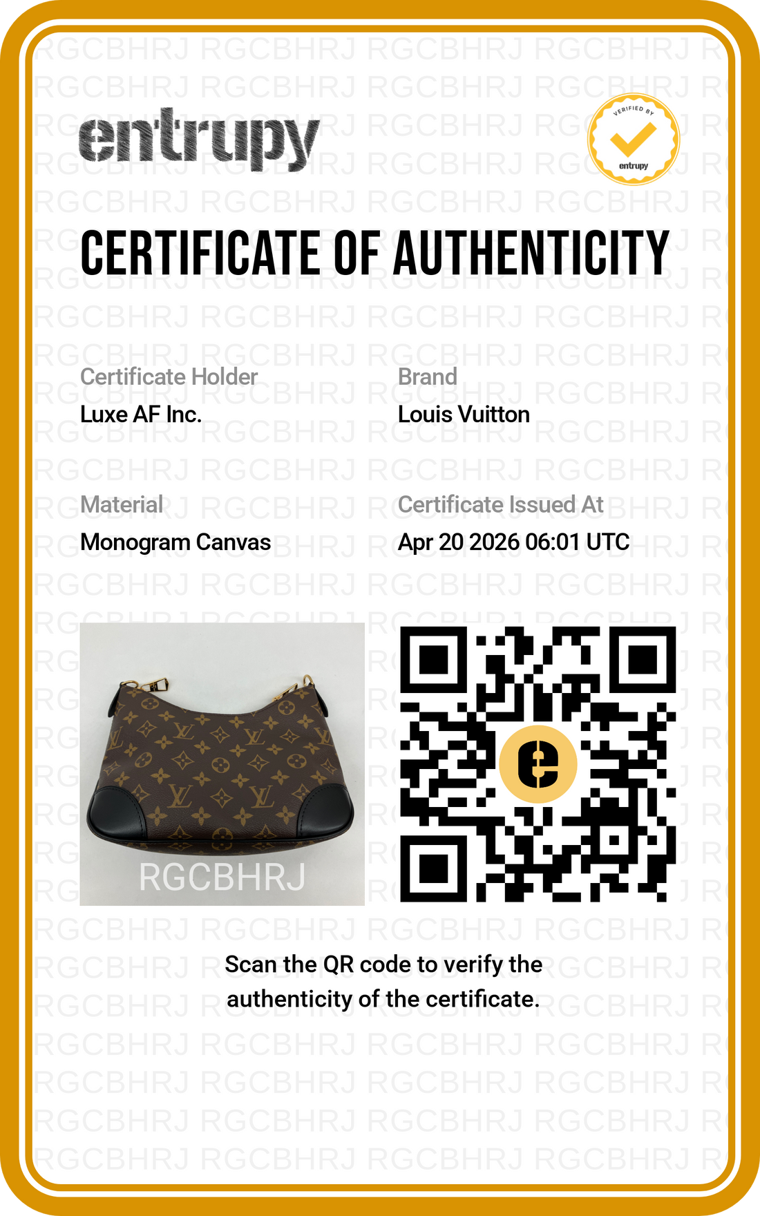 Louis Vuitton Bunlogne Monogram Canvas Shoulder Bag With Black Cowhide Leather Trim LVF260422