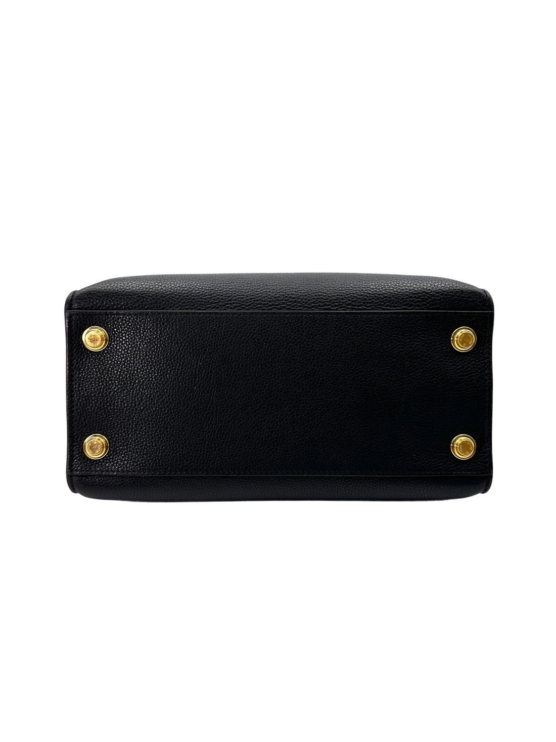 Louis Vuitton City Steamer Black Grained Leather Handle Bag LV2448