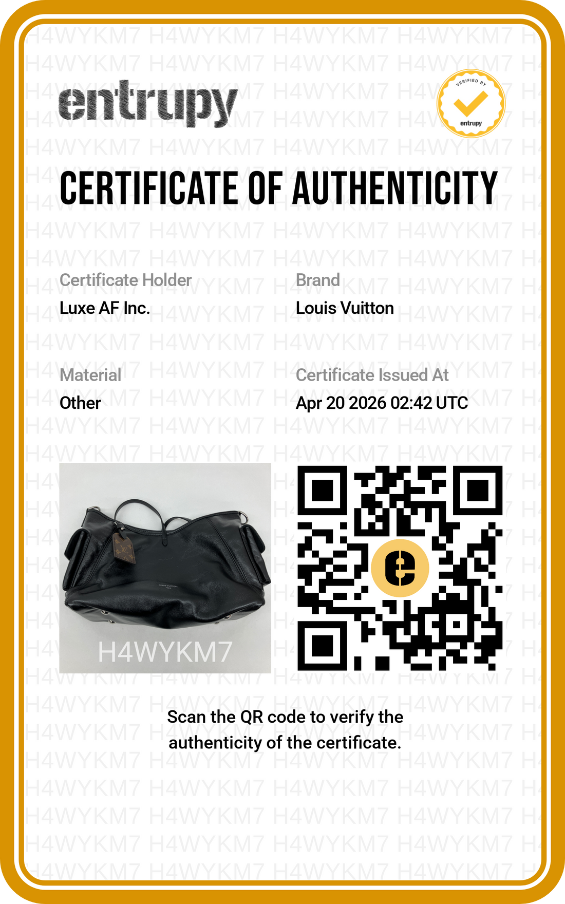 Louis Vuitton Black Carryall BB Shoulder Bag LV2461