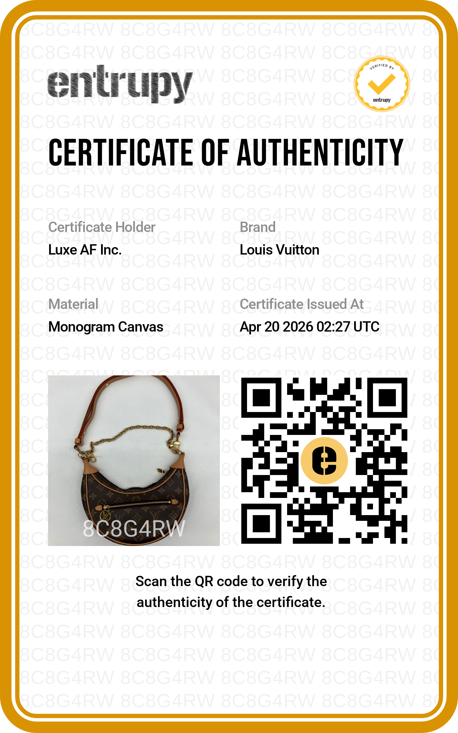 Louis Vuitton Loop Monogram Canvas Shoulder Bag LV2445