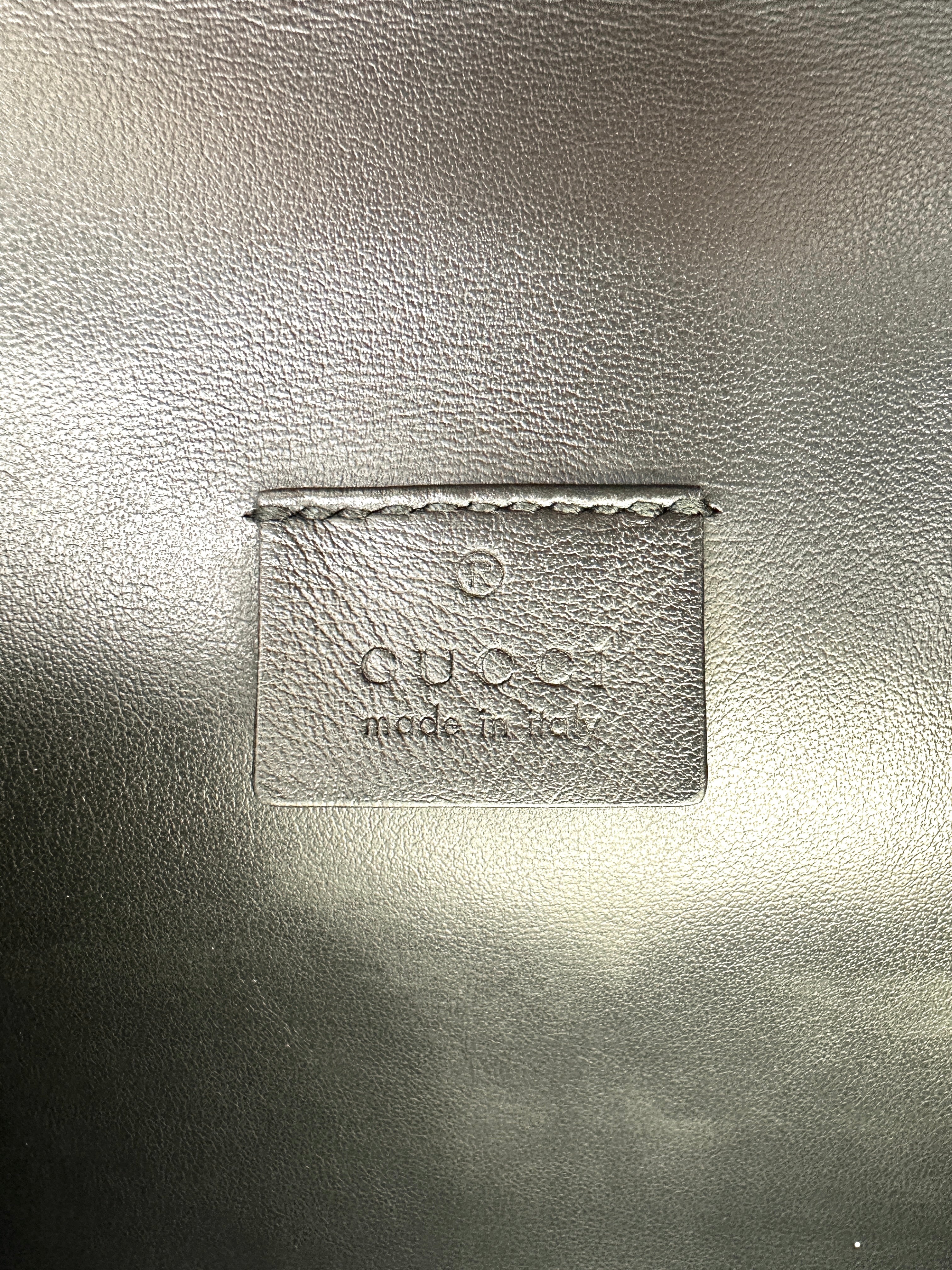 Gucci Dionysus Black Suede With Iridescent Crystal Embellishments Shoulder Bag GG853