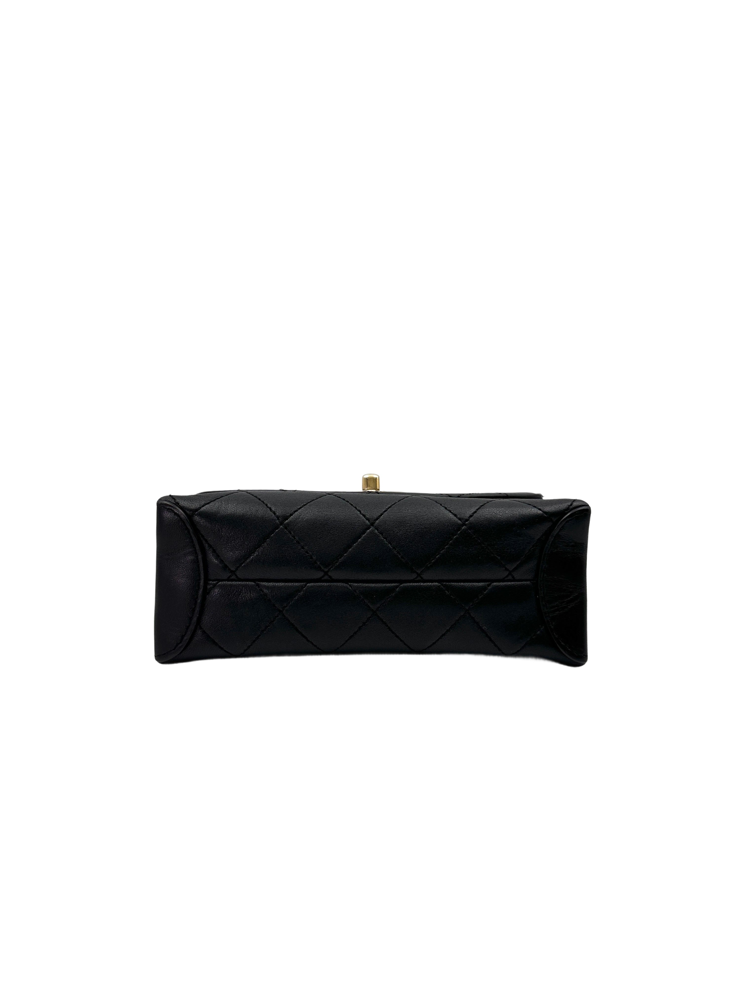 Chanel Trendy CC Black Quilted Lambskin Top Handle Bag(28***34) CC1803
