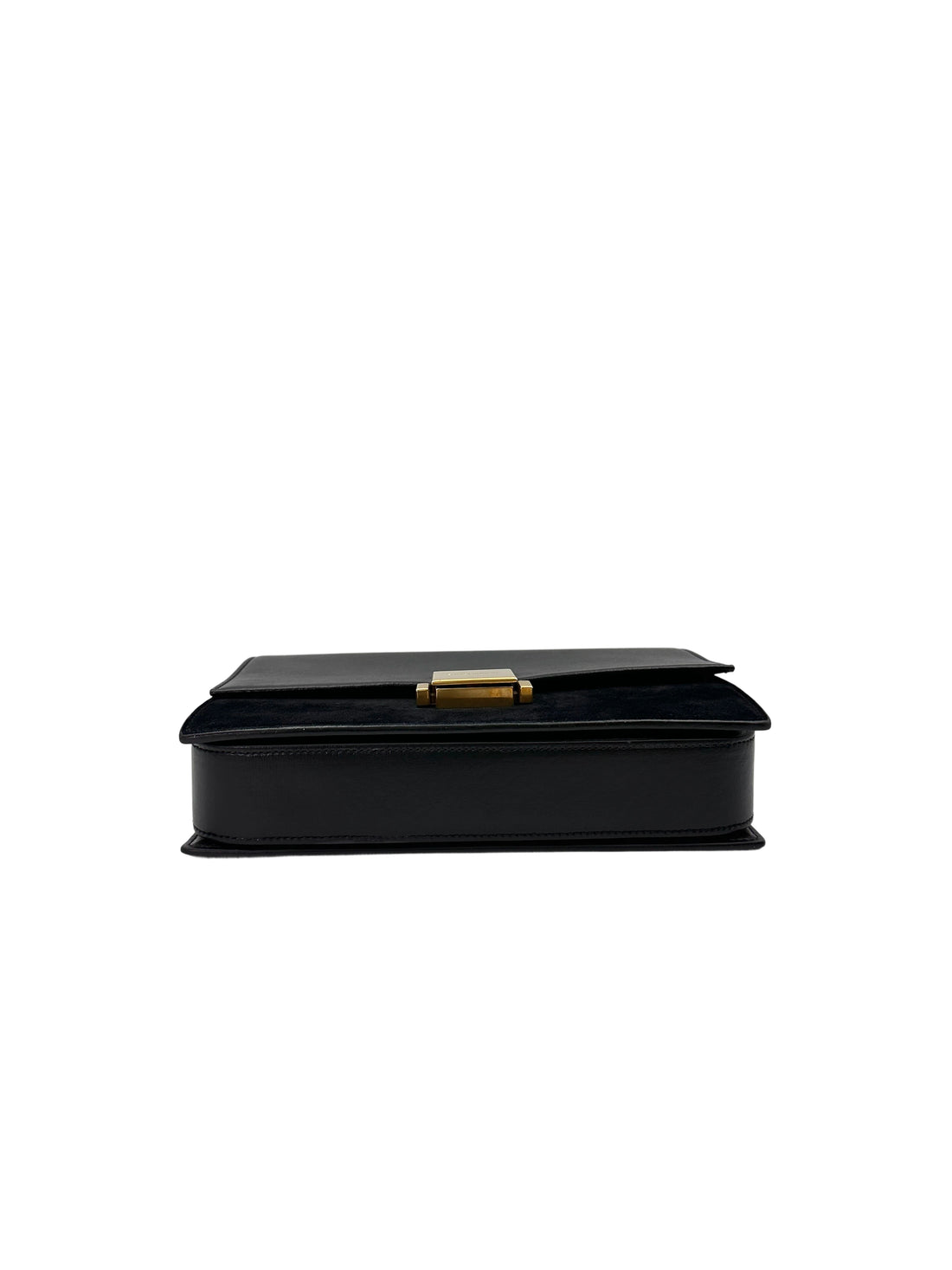 Saint Laurent Bellechasse Black Leather Shoulder Bag IRIS173