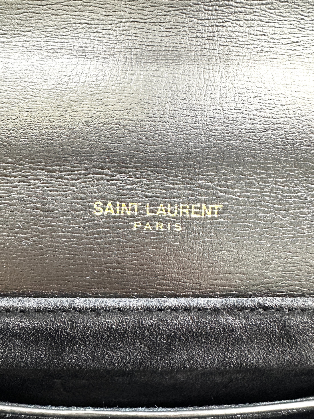 Saint Laurent Bellechasse Black Leather Shoulder Bag IRIS173