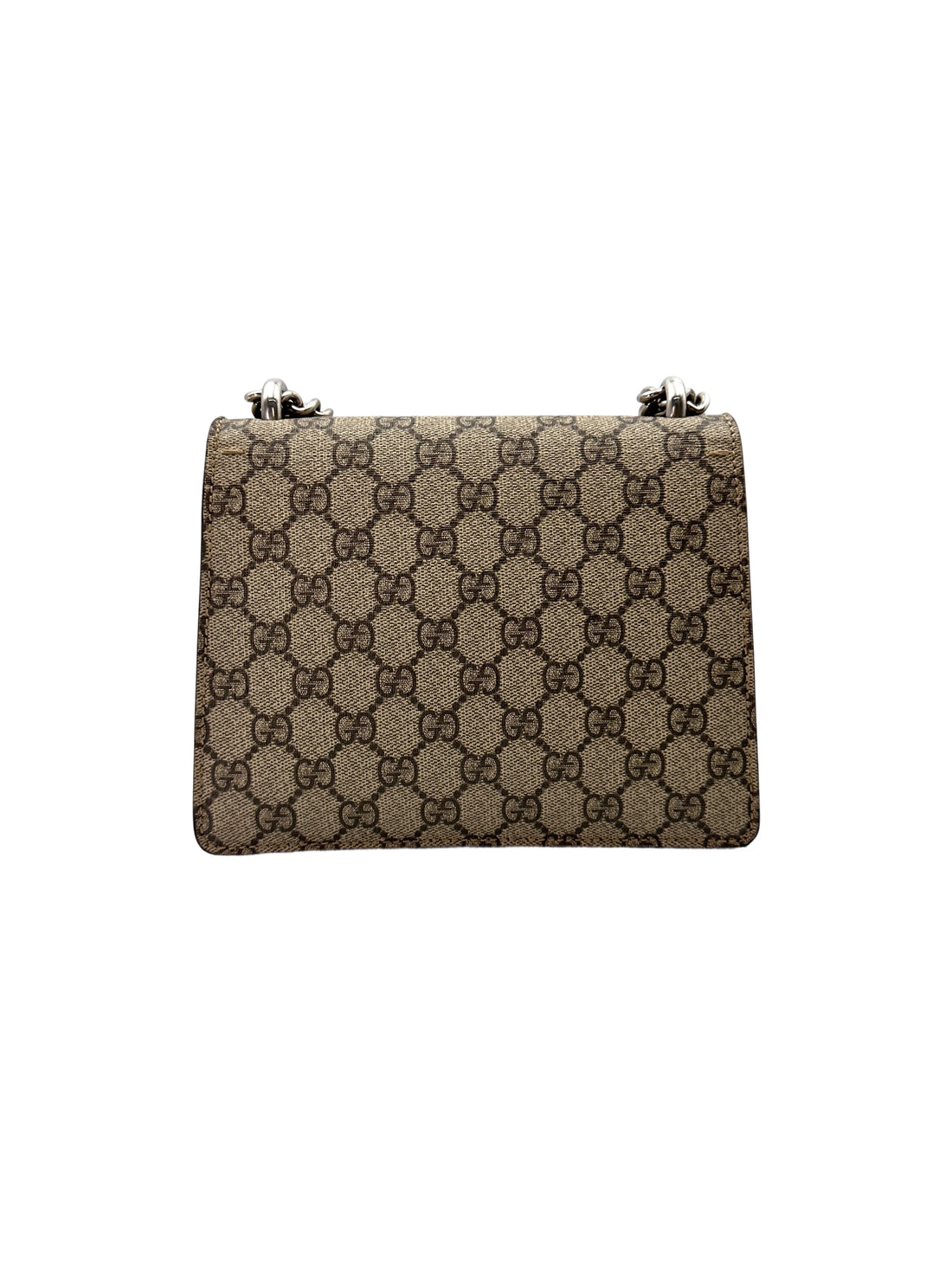 Gucci Dionysus GG Supreme Canvas Shoulder Bag With Red Tirm GG857