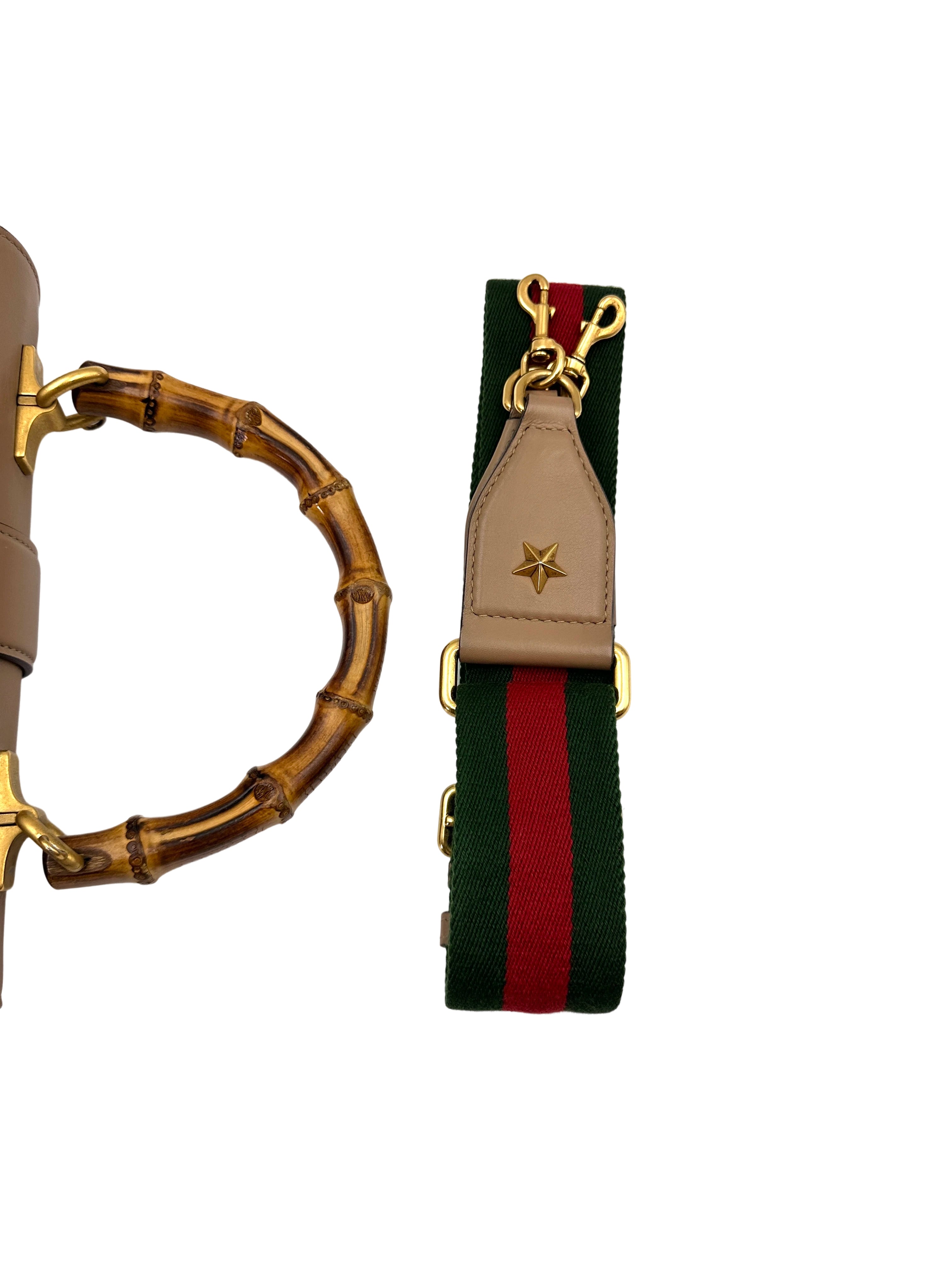 Gucci Dionysus Multicolor Leather Bamboo Handle Bag GG856