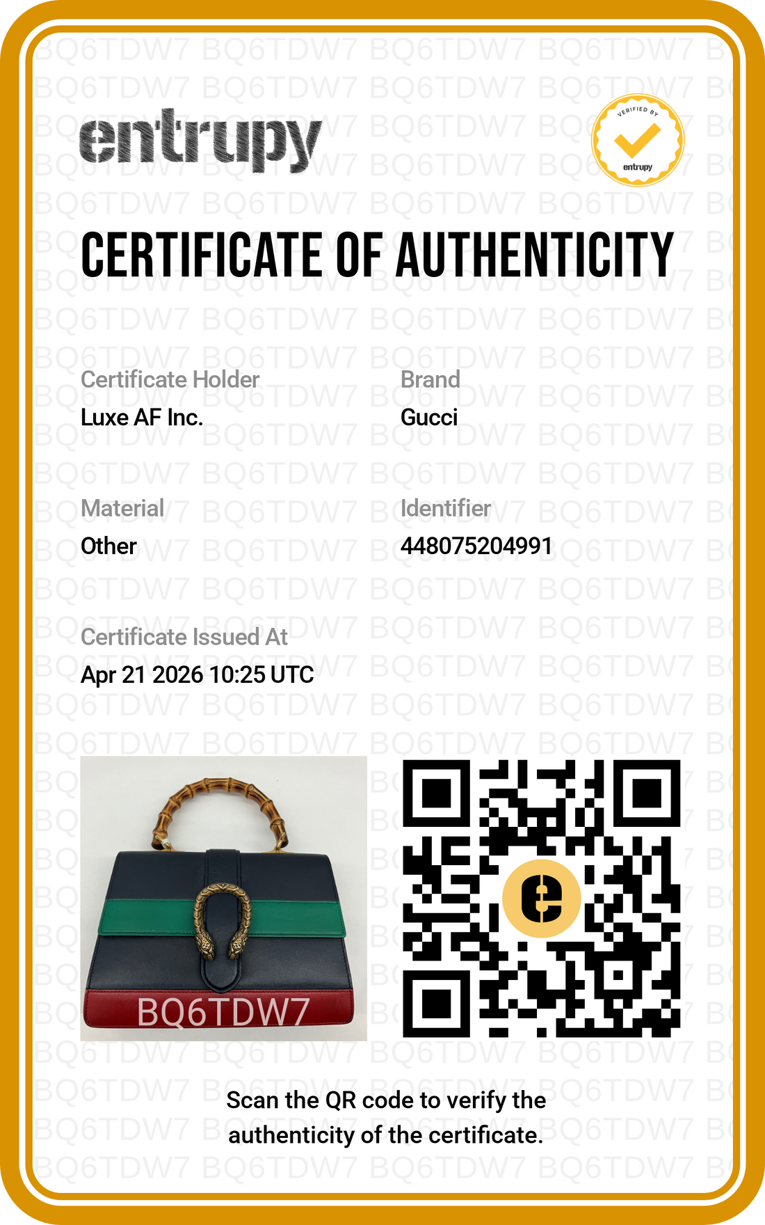 Gucci Dionysus Multicolor Leather Bamboo Handle Bag GG868
