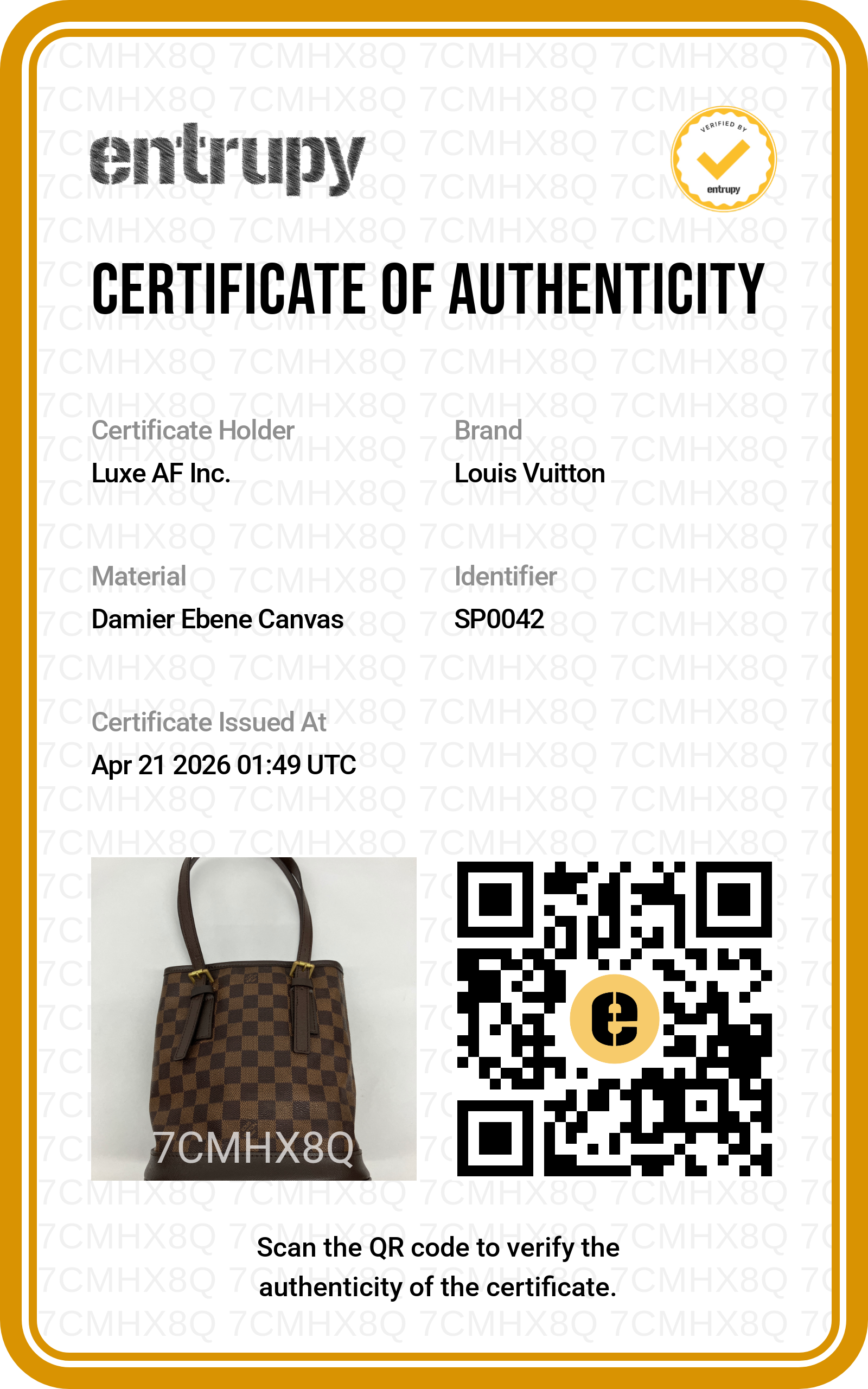 Louis Vuitton Damier Ebene Marais Bucket Bag LV2453