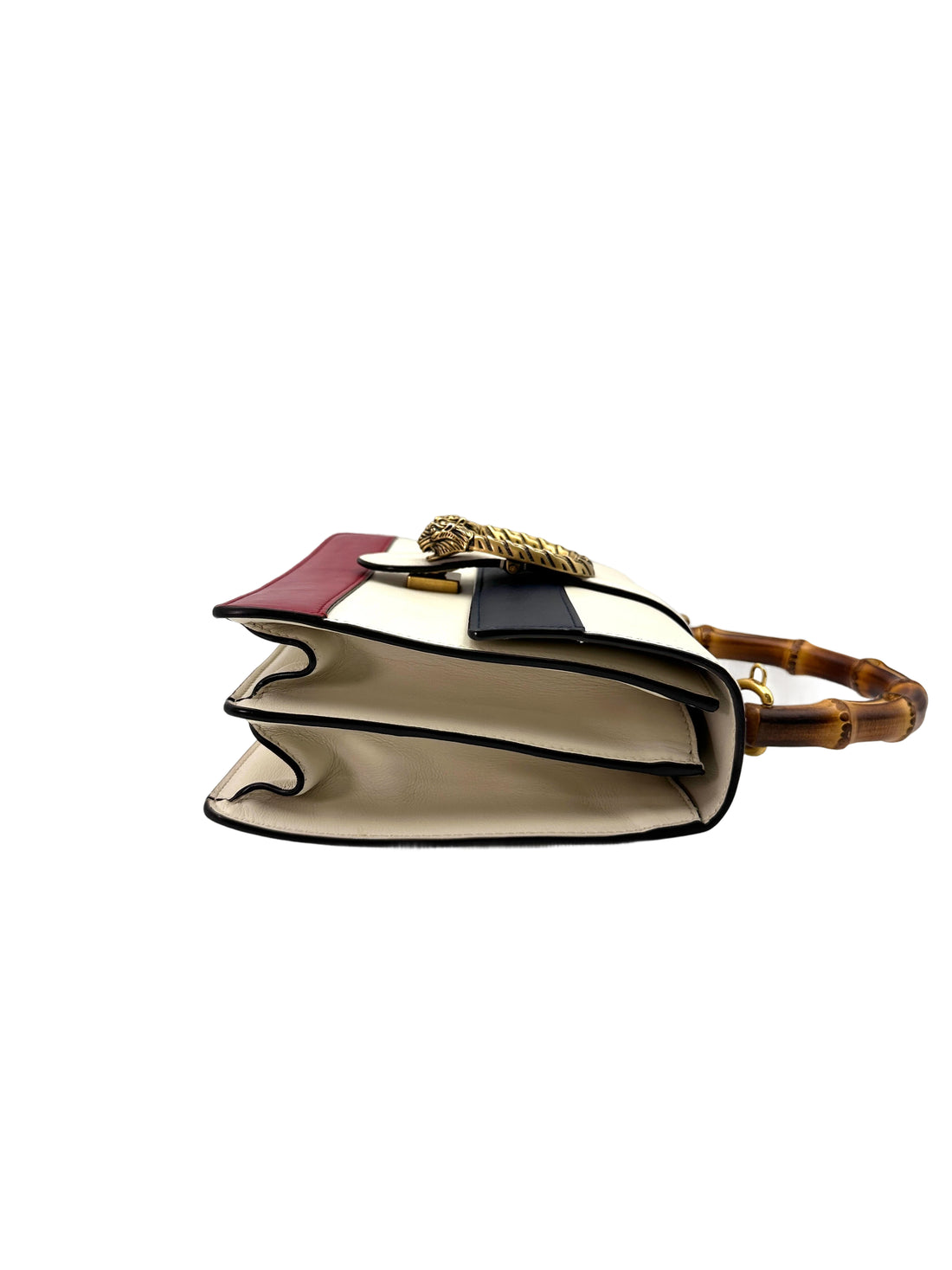 Gucci Dionysus Multicolor Leather Bamboo Handle Bag GG858