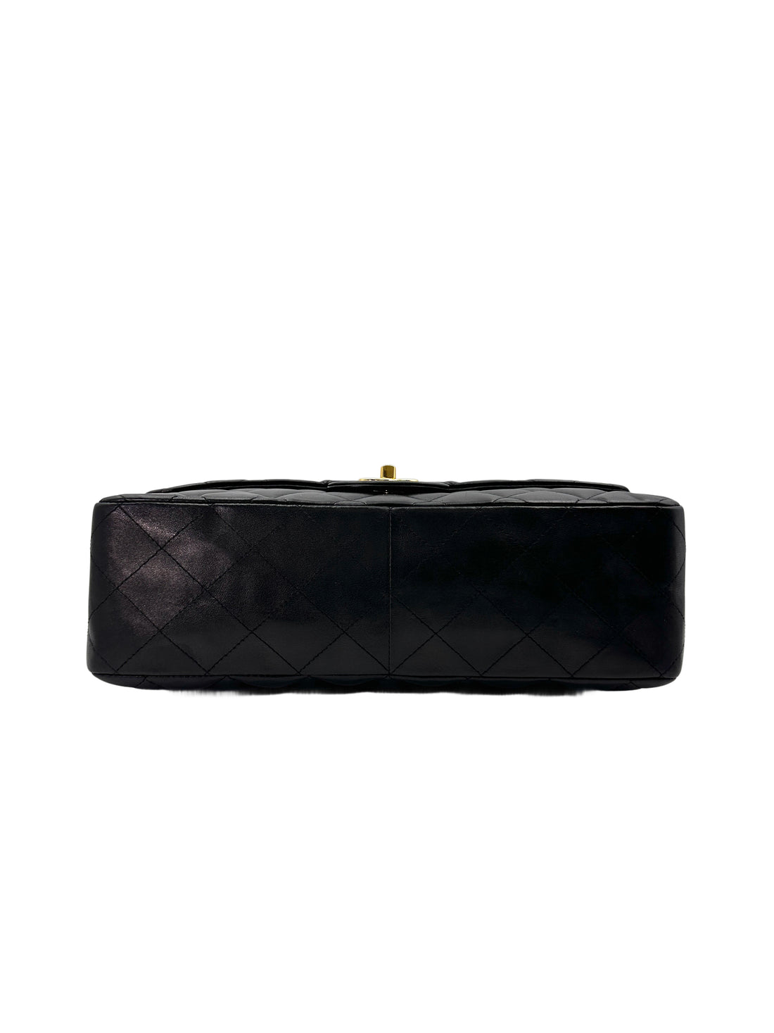 Chanel Classic Flap Black Quilted Lambskin Jumbo Shoulder Bag(13***69) IRIS175