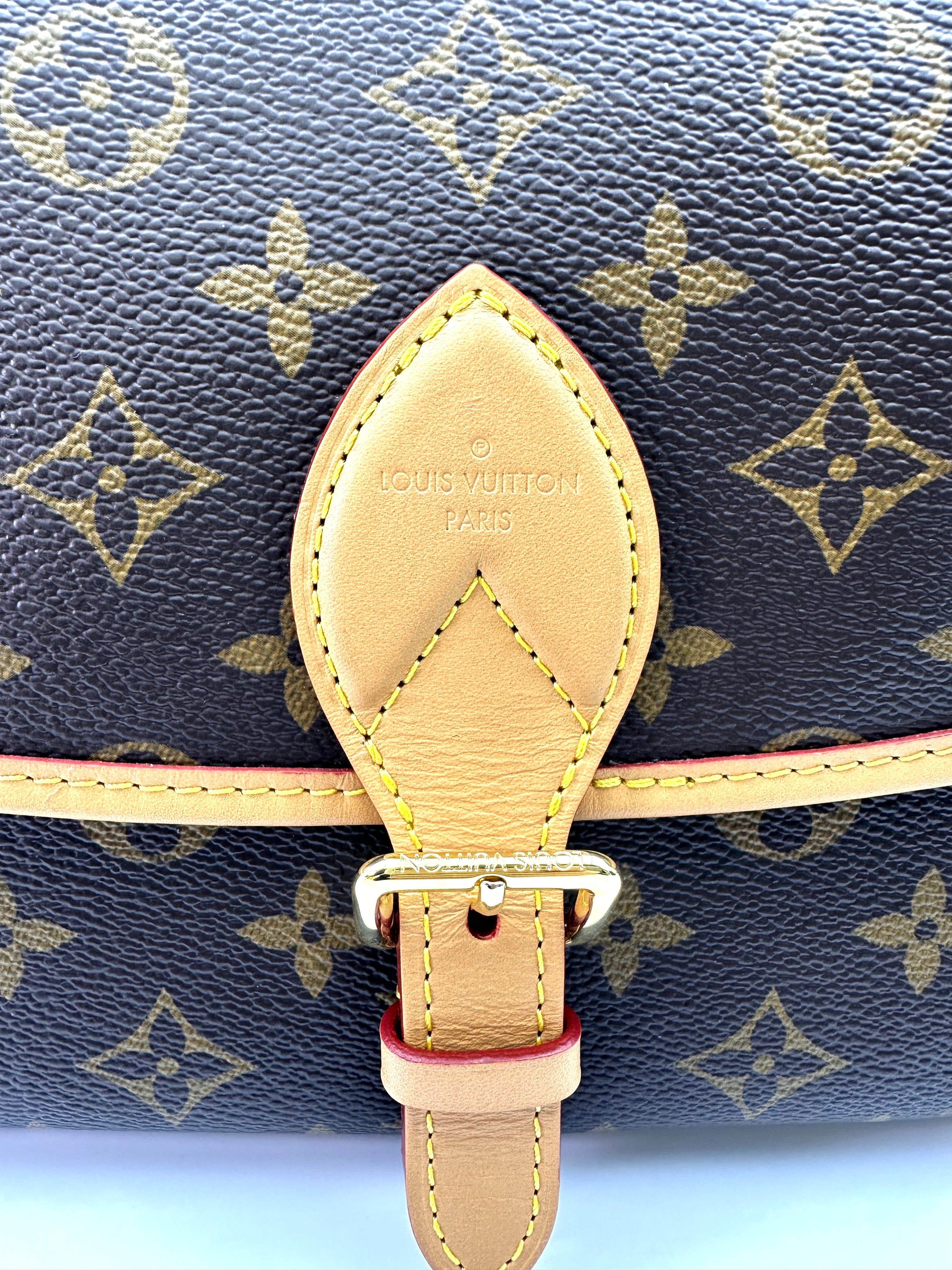 Louis Vuitton Diane Monogram Canvas Shoulder Bag LV2458