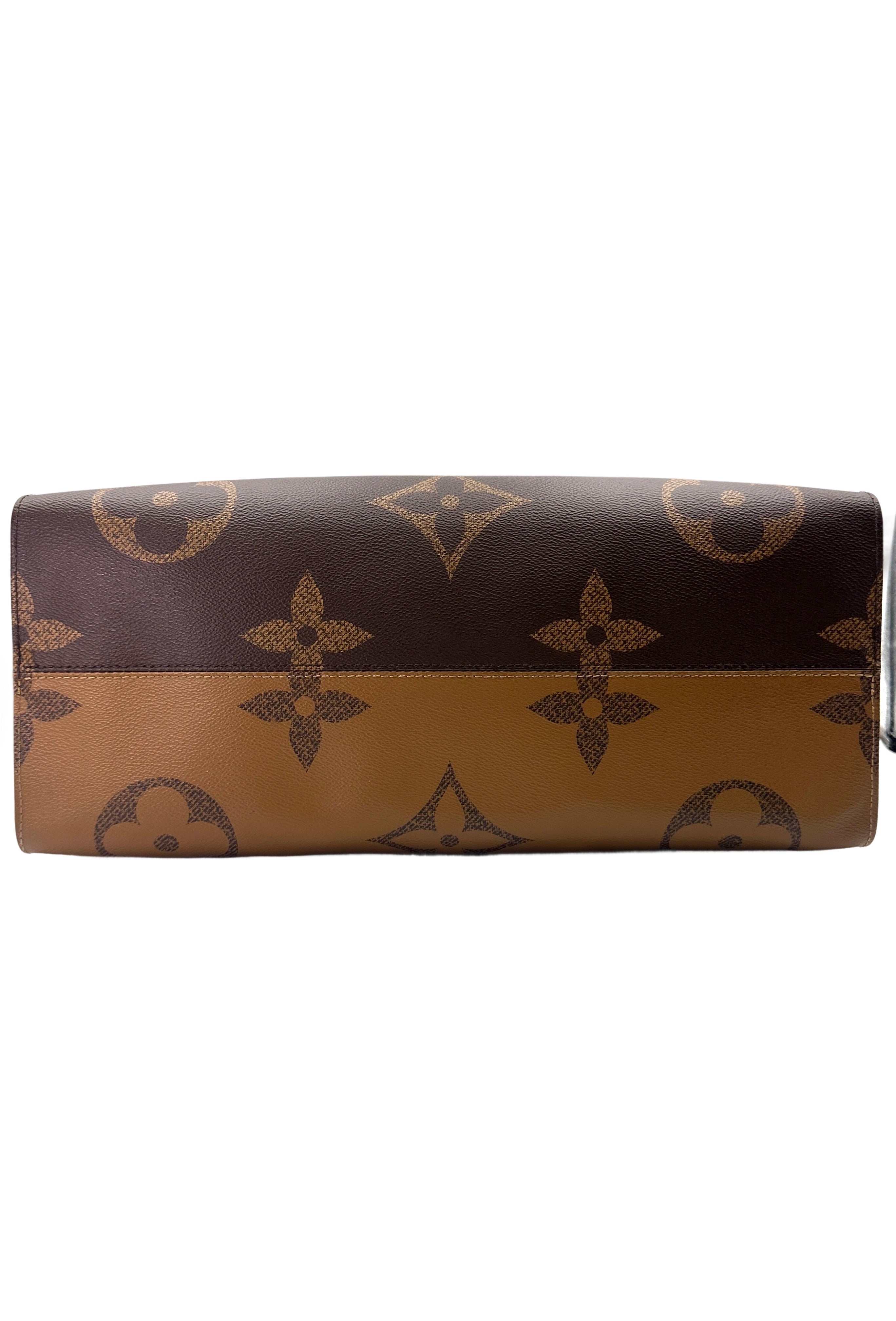 Louis Vuitton OnTheGo GM Brown Monogram Canvas Tote Handle Bag LV2462