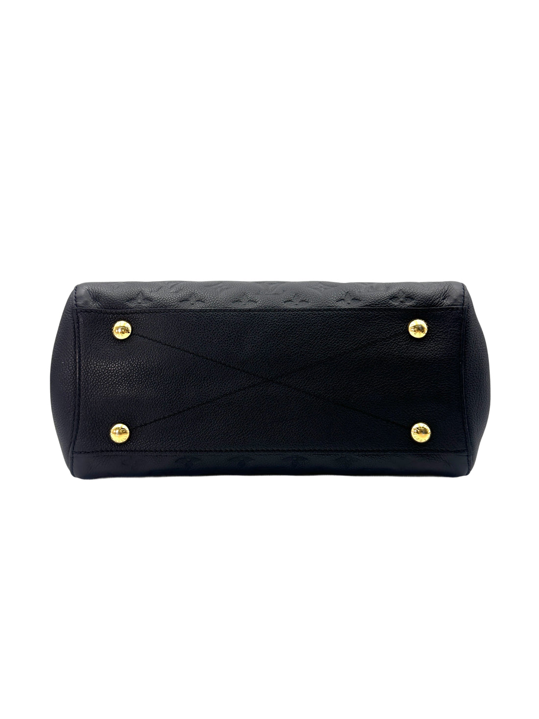 Louis Vuitton Montaigne Black Monogram Empreinte Leather Handle Bag LV2460