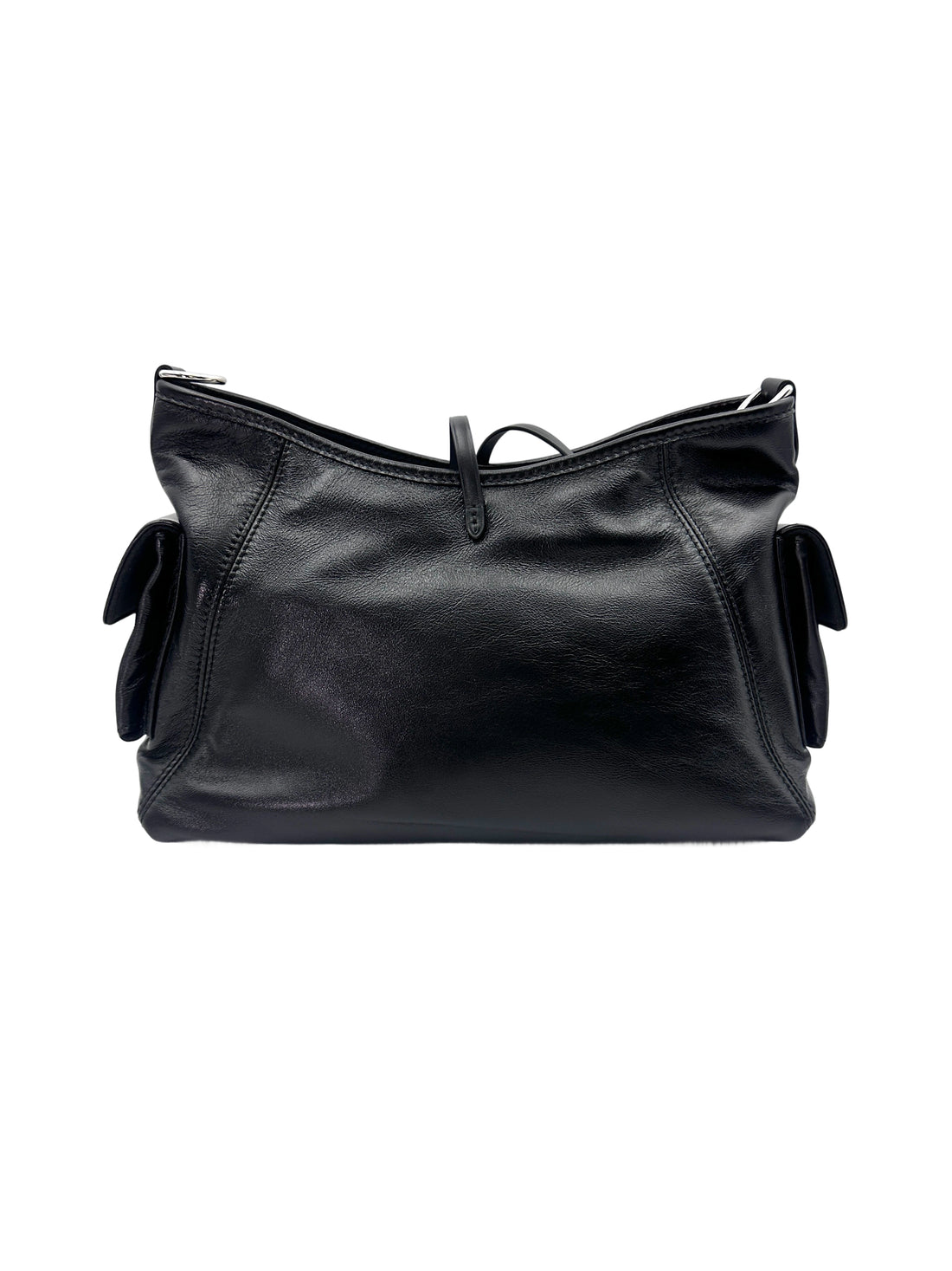 Louis Vuitton Carryall PM Black Lambksin Shoulder Bag LV2502