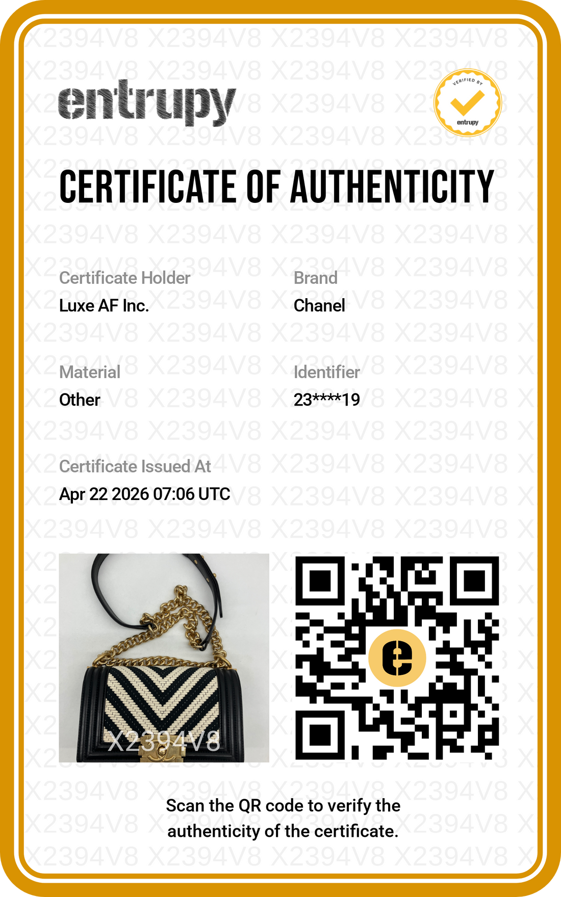 Chanel LeBoy Black/White Fabric Chevron Small Size Flap Bag With Gold Buckle(23***19) IRIS174