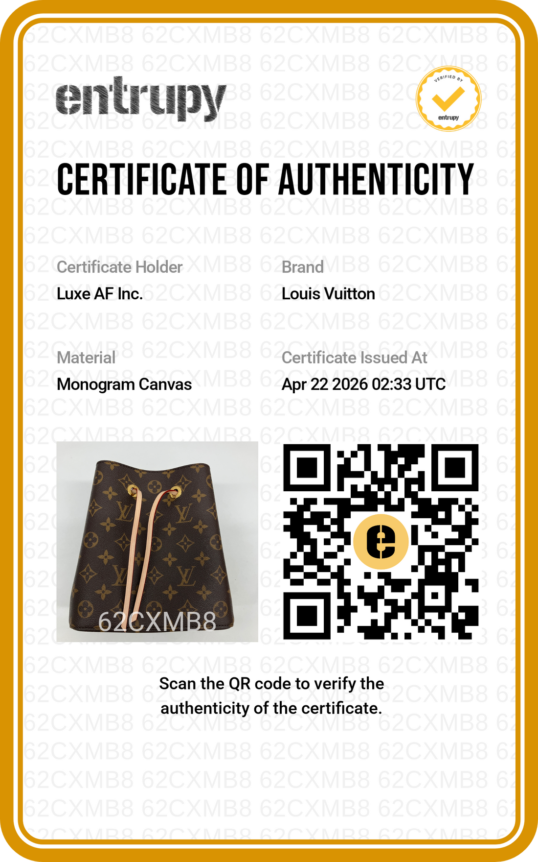 Louis Vuitton Neonoe Monogram Canvas Bucket Bag LV2457
