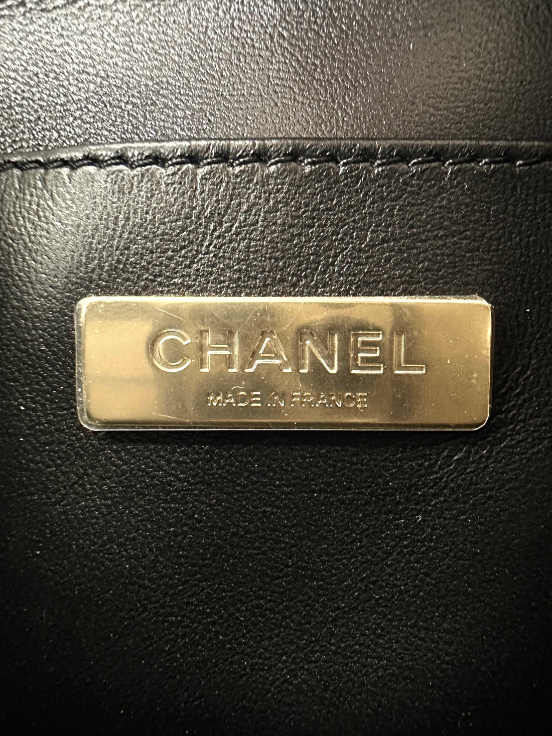 Chanel 22B Black Quilted Leather Handle Bag(N5***N8) CC1808