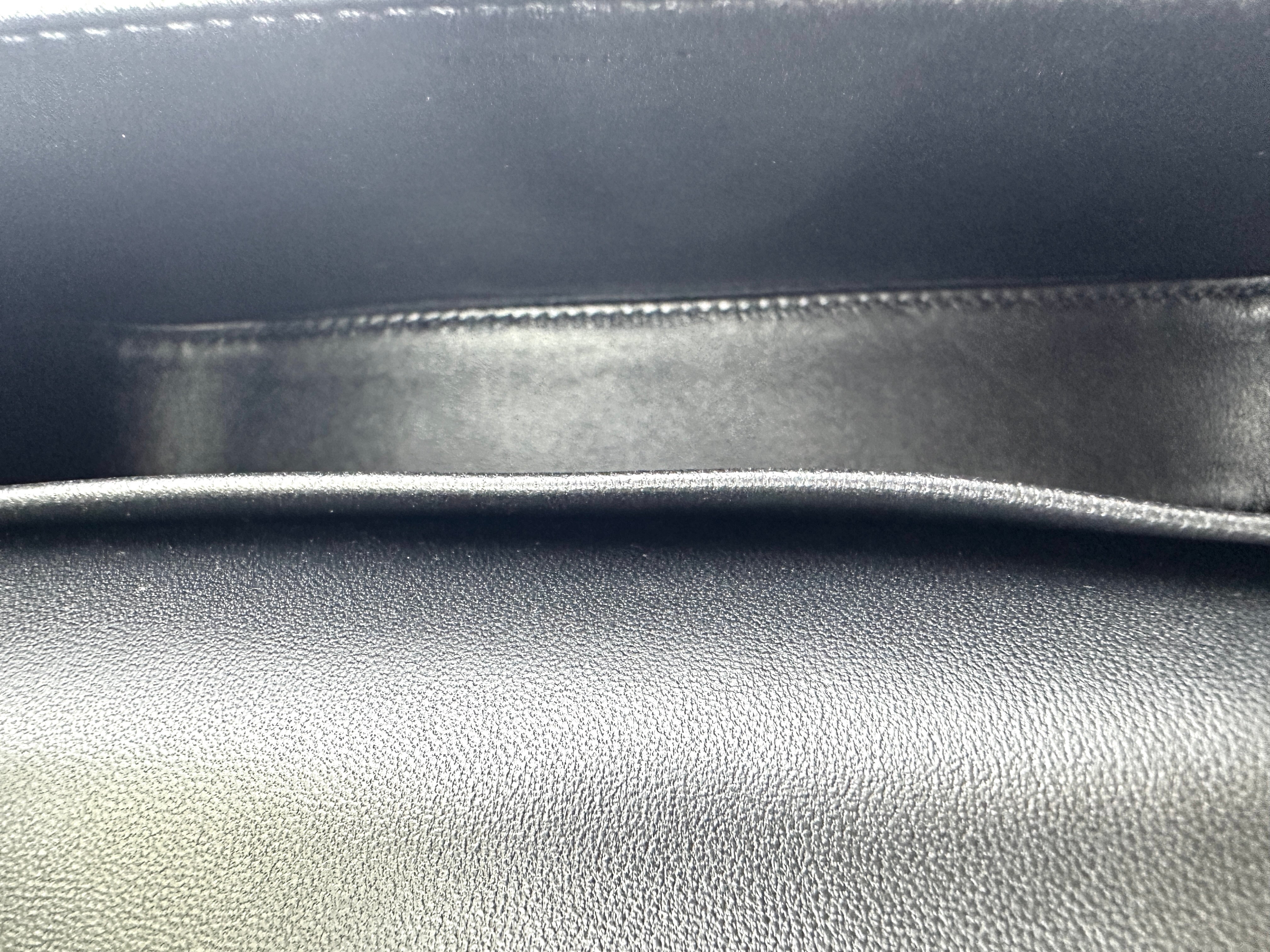 Celine Claude Triomphe Black Leather Shoulder Bag CEH260423