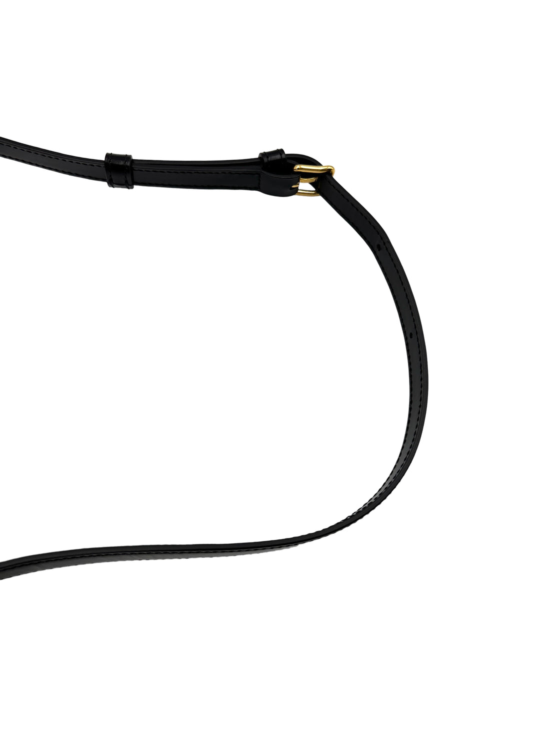 Celine Claude Triomphe Black Leather Shoulder Bag CEH260423
