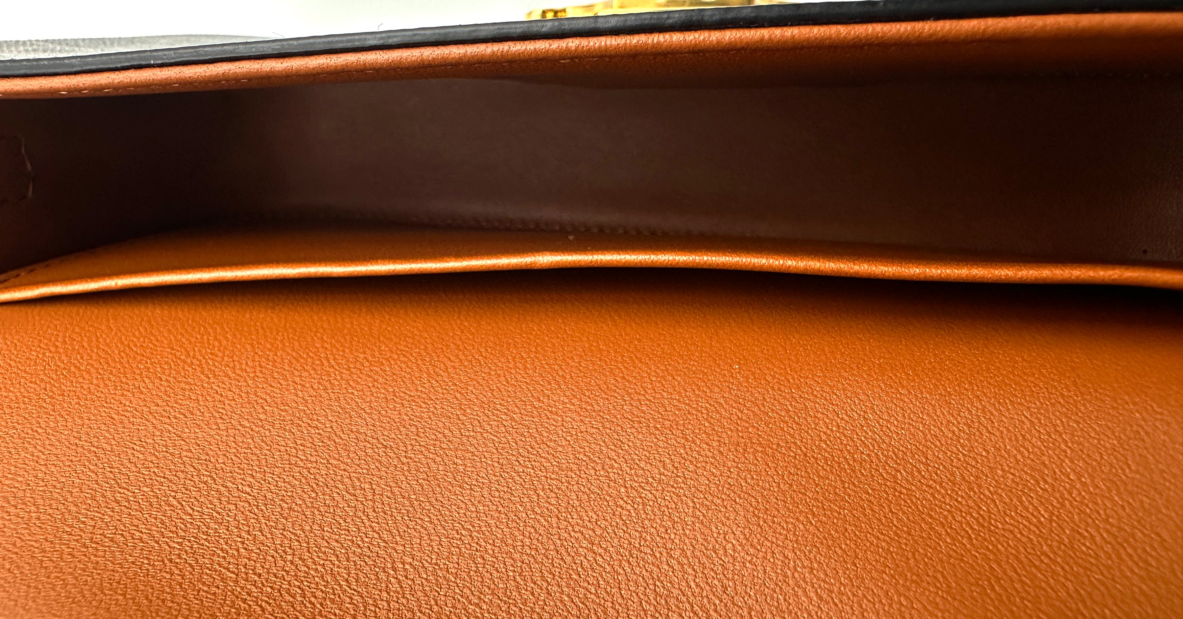 Celine Claude Triomphe Brown Canvas Shoulder Bag CEK260423