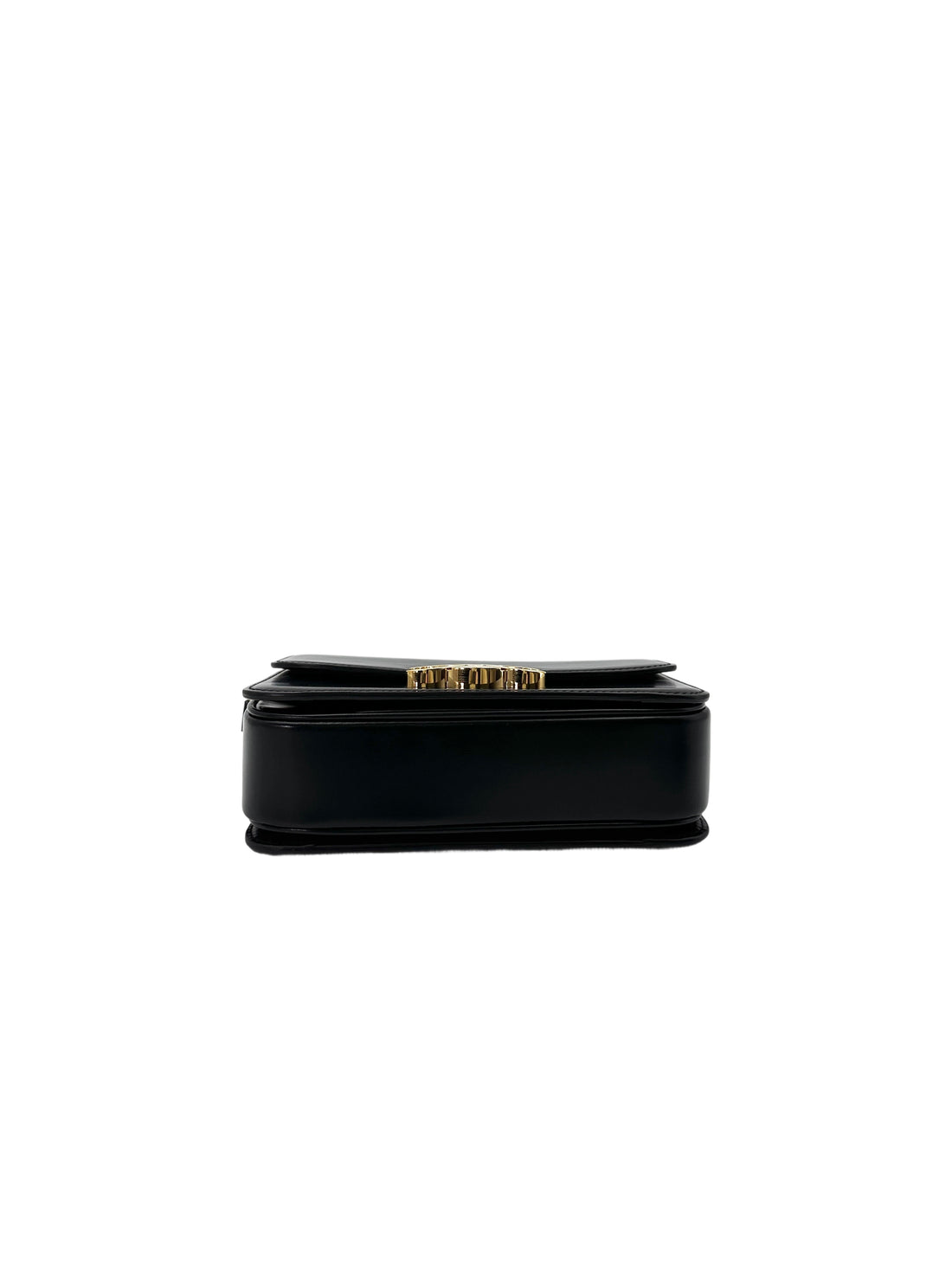 Celine Teen Triomphe Black Leather Shoulder Bag CEL260423