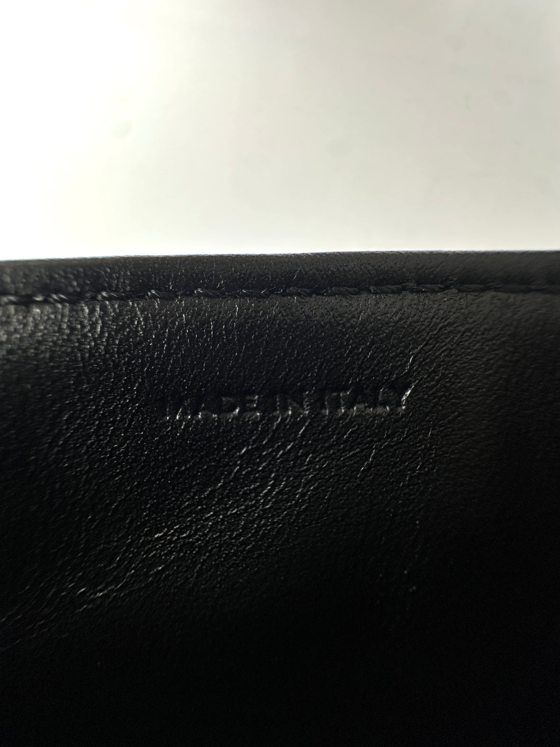 Celine Teen Triomphe Black Leather Shoulder Bag CEL