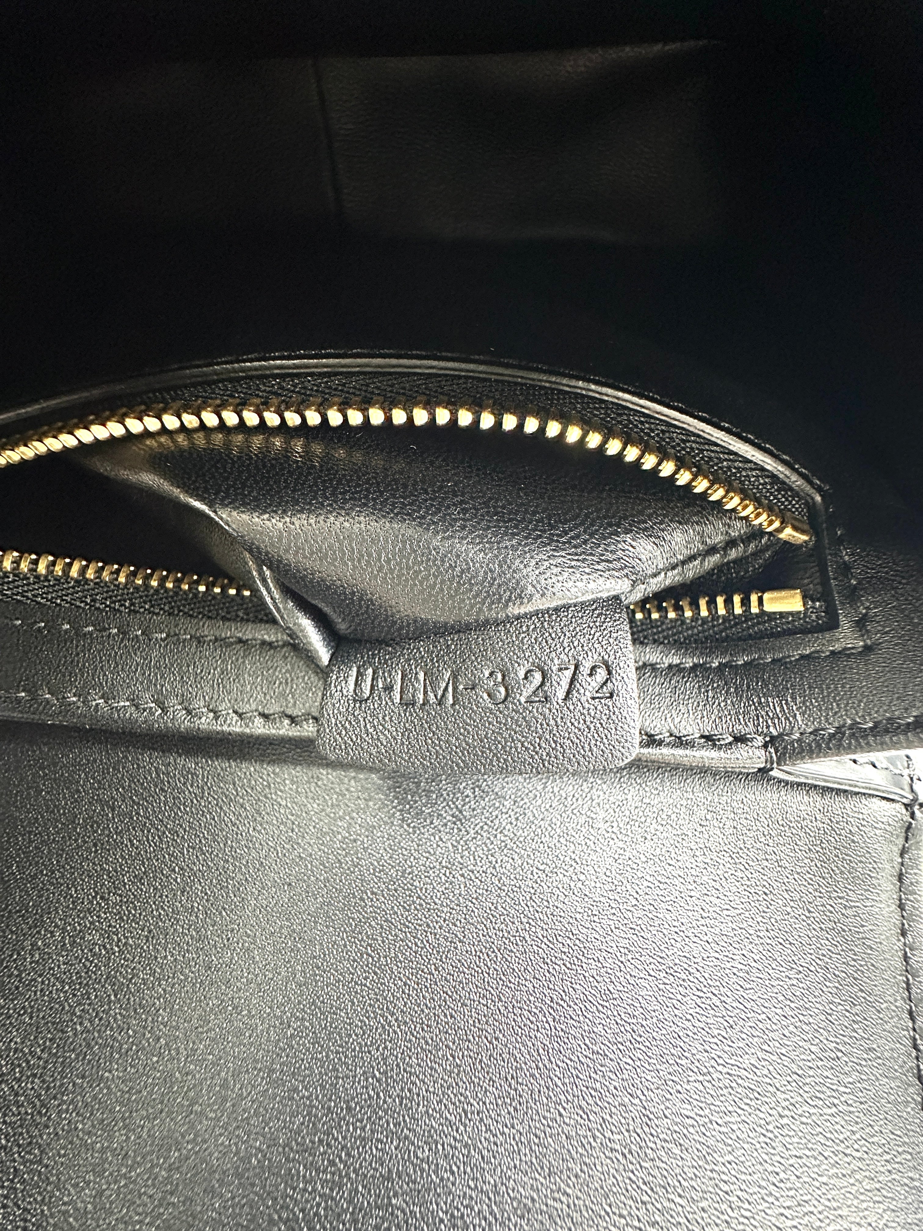 Celine Teen Triomphe Black Leather Shoulder Bag CEL260423