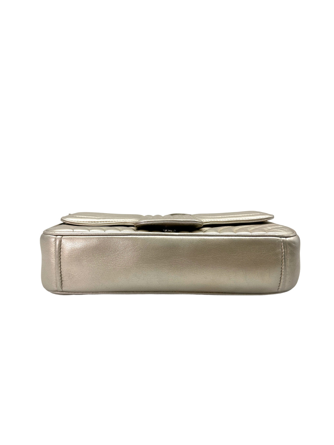Prada Diagramme Silver Quilted Leather Shoulder Bag PR277