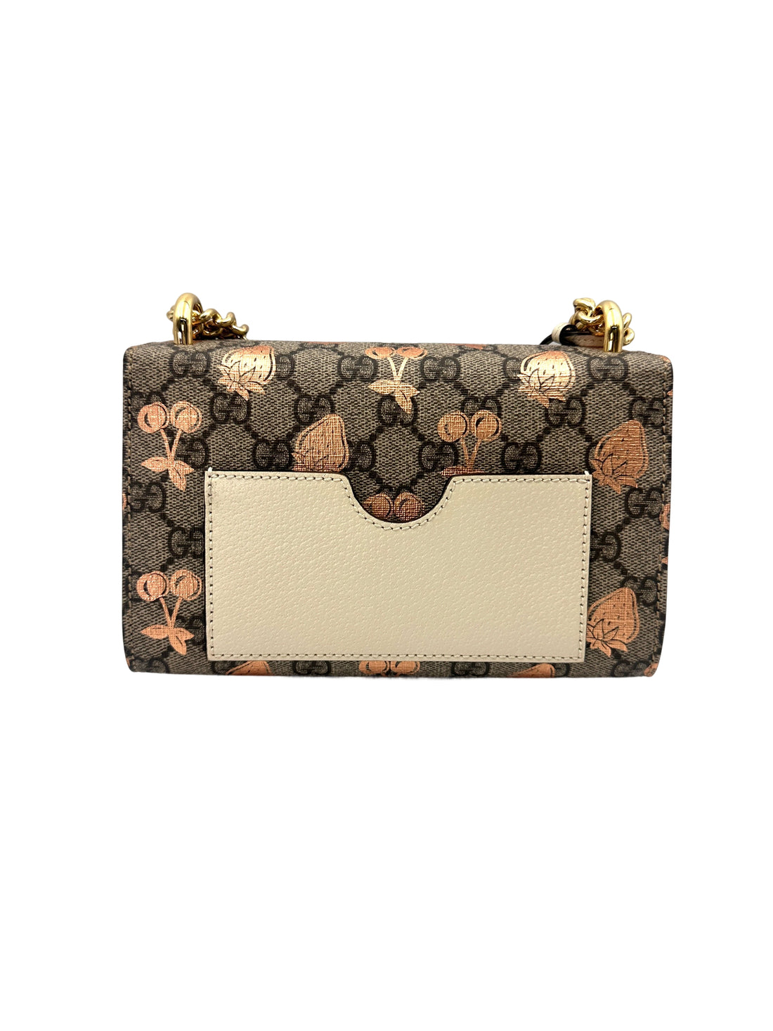 Gucci Padlock GG Supreme Berry Print Shoulder Bag GG860