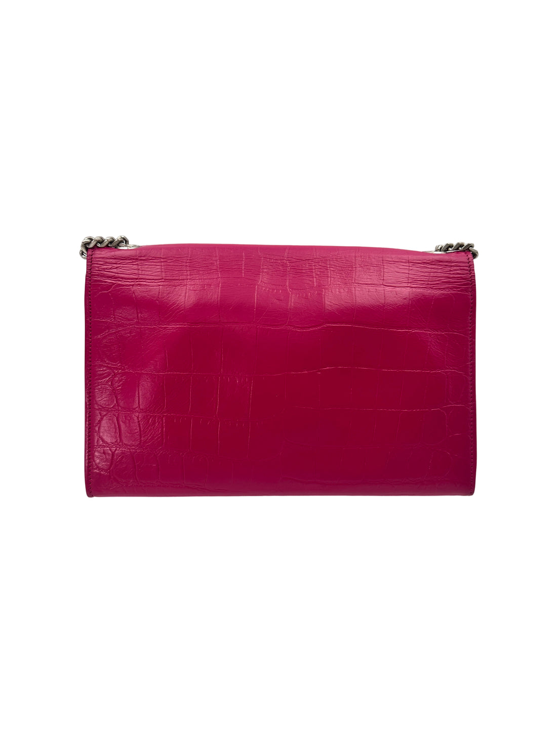 Saint Laurent Kate Tassel Red Croc-Embossed Leather Flap Bag SL189