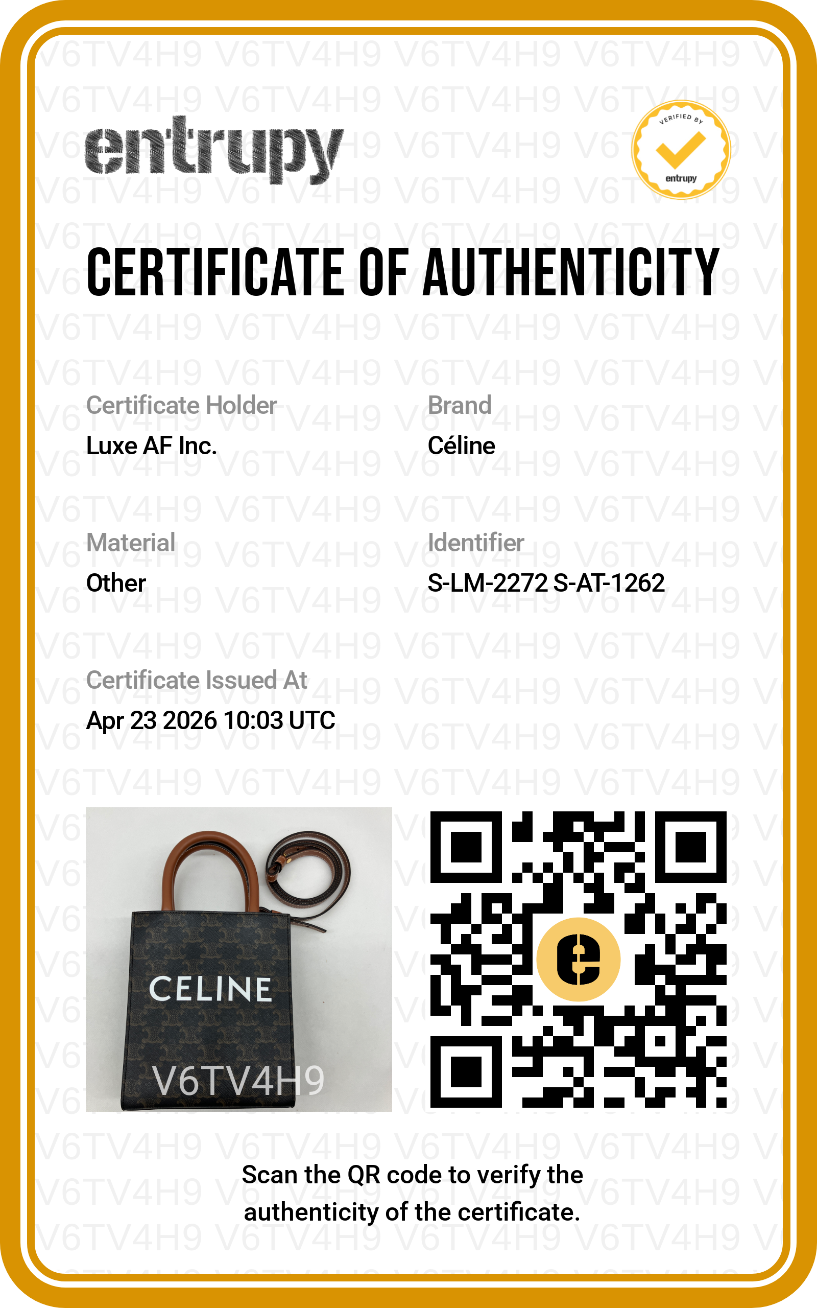 Celine Vertical Cabas Triomphe Canvas Handle Bag CEJ260423